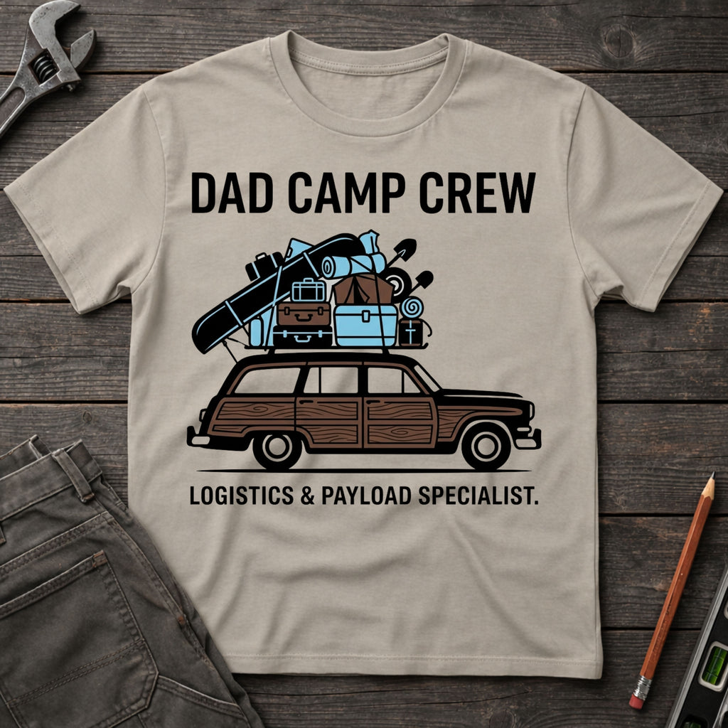 Dad Camp Crew Logistics T-Shirt