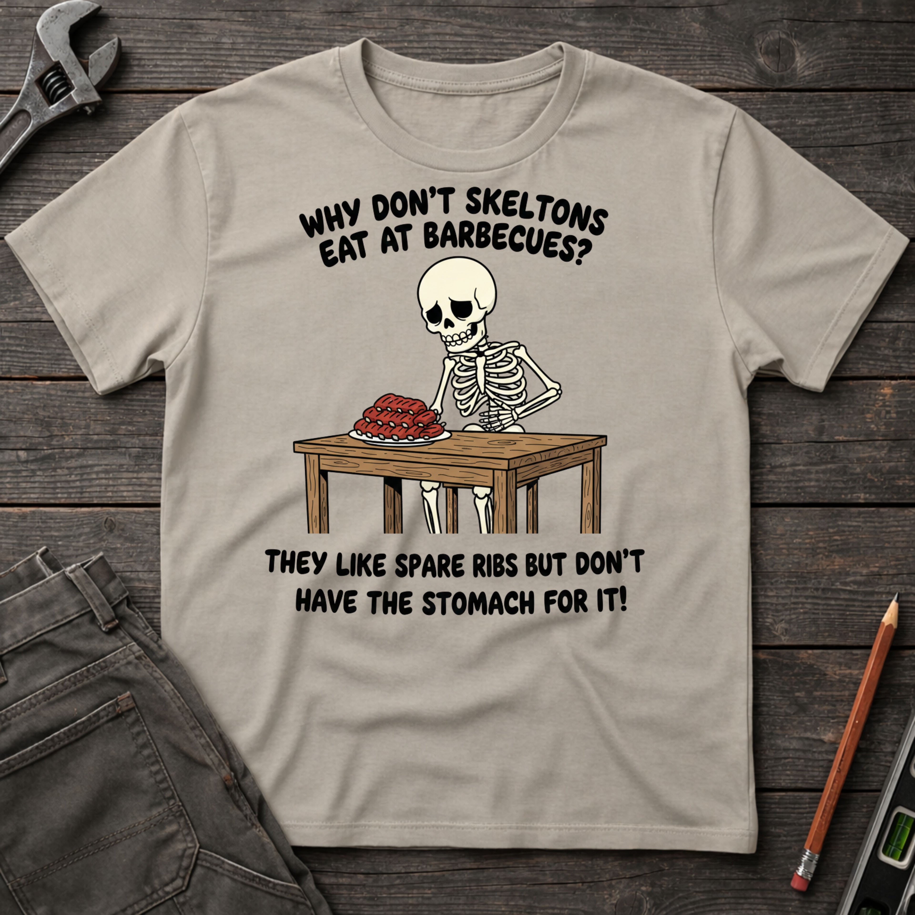 Skeleton BBQ T-Shirt