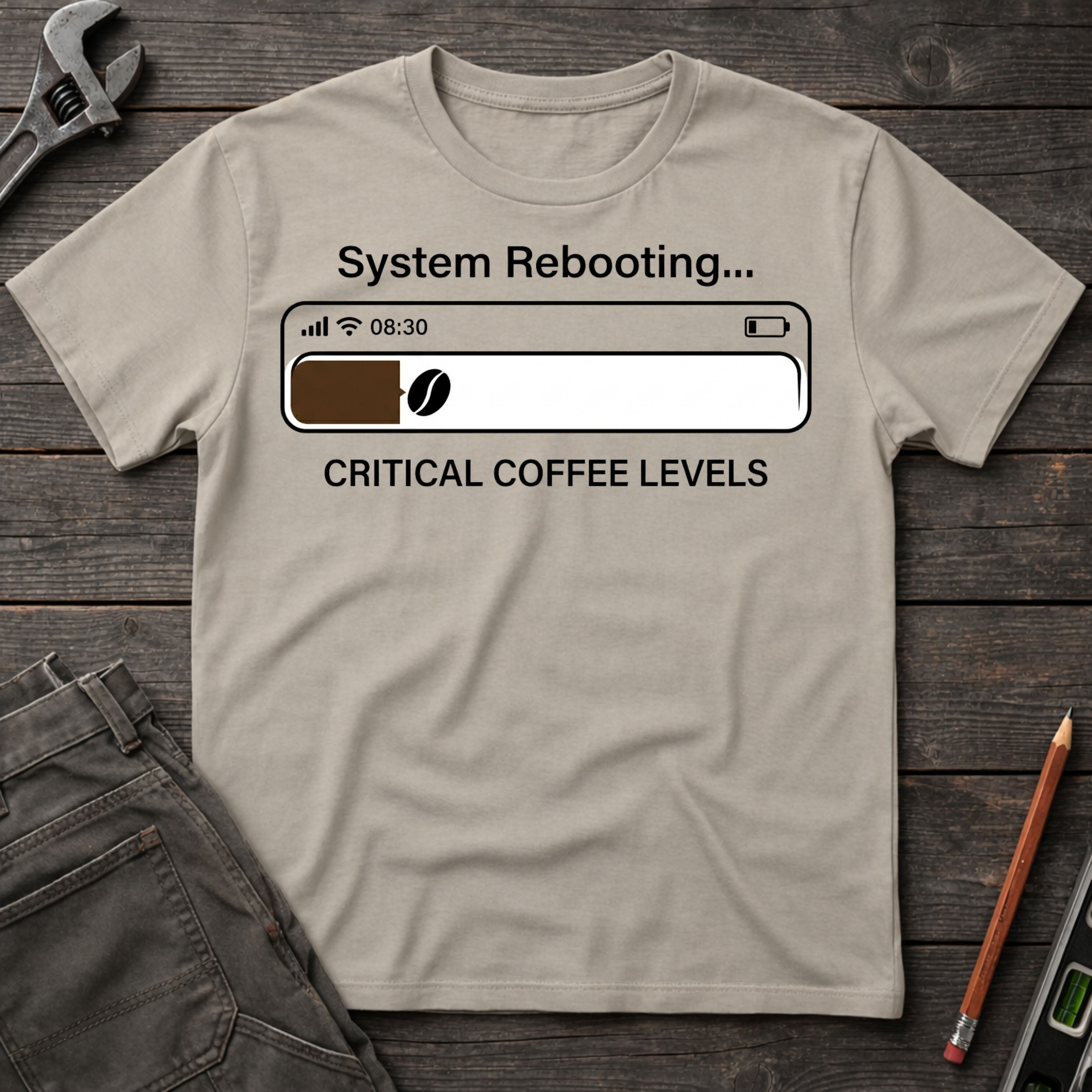 Critical Coffee Levels T-Shirt