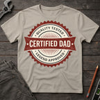 Certified Dad Badge T-Shirt