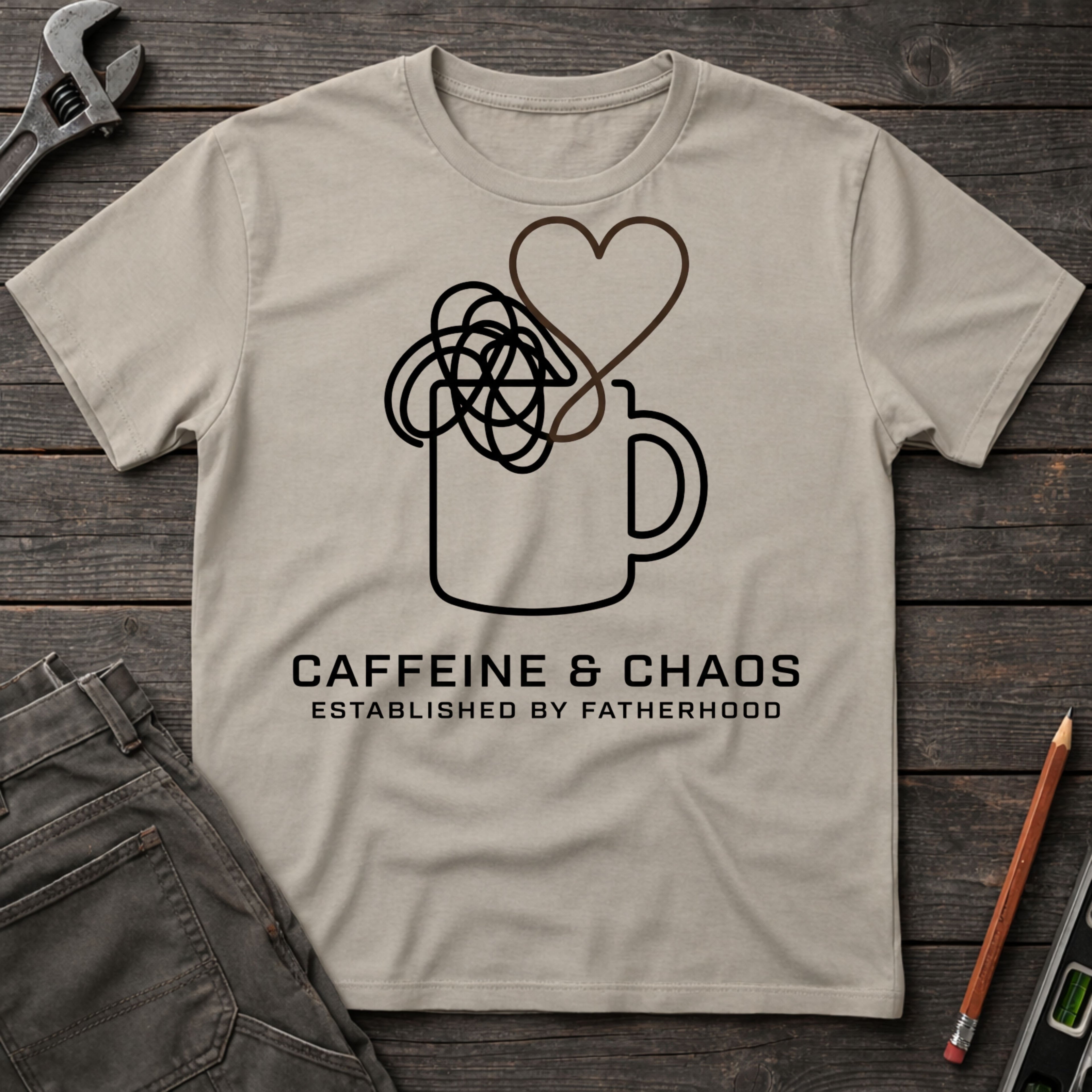 Caffeine and Chaos T-Shirt