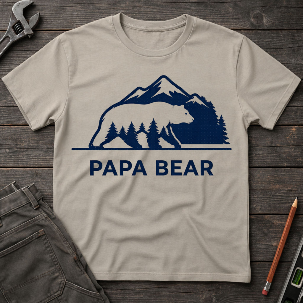 Papa Bear Logo T-Shirt