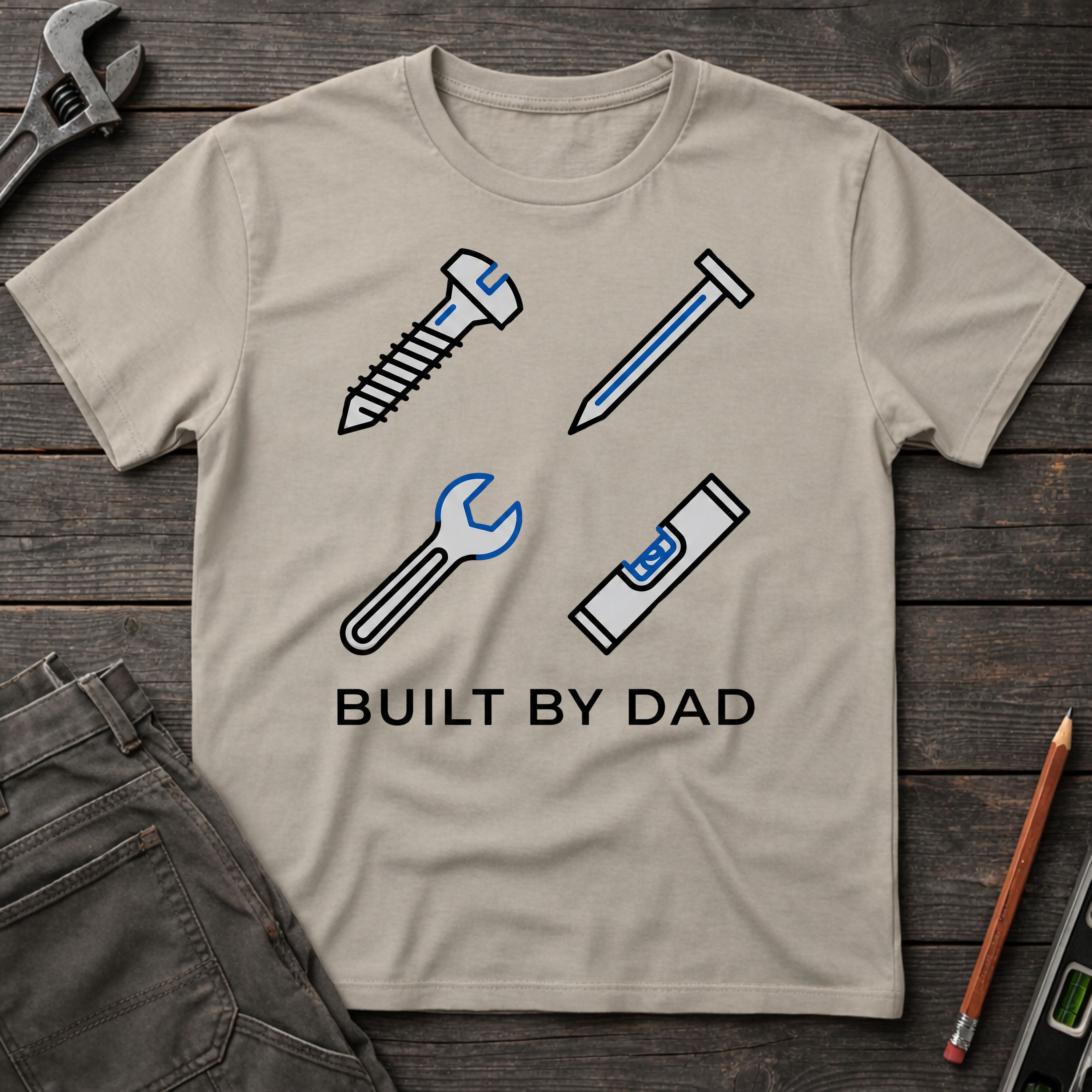 Built by Dad T-Shirt