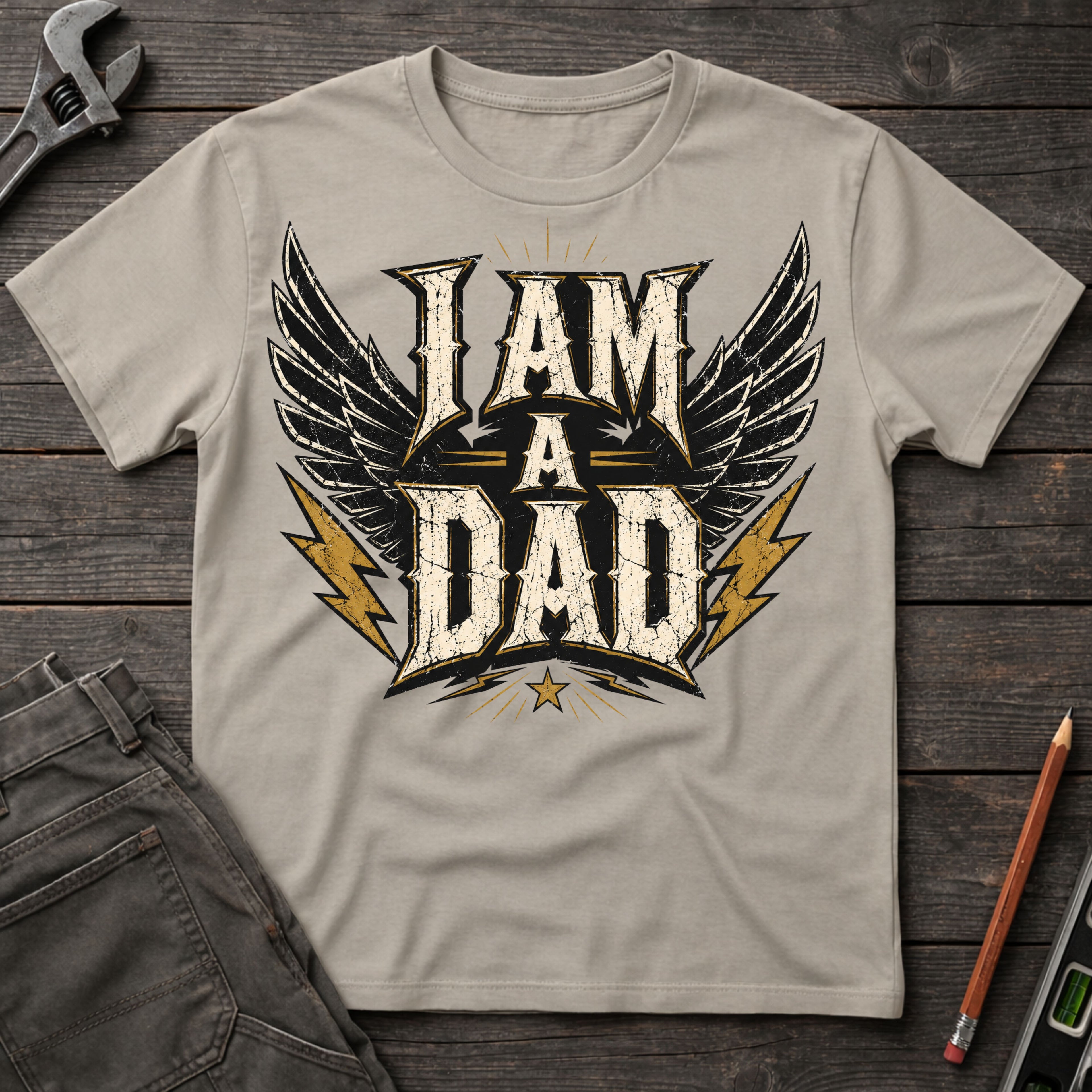 I am a Dad Rock T-Shirt