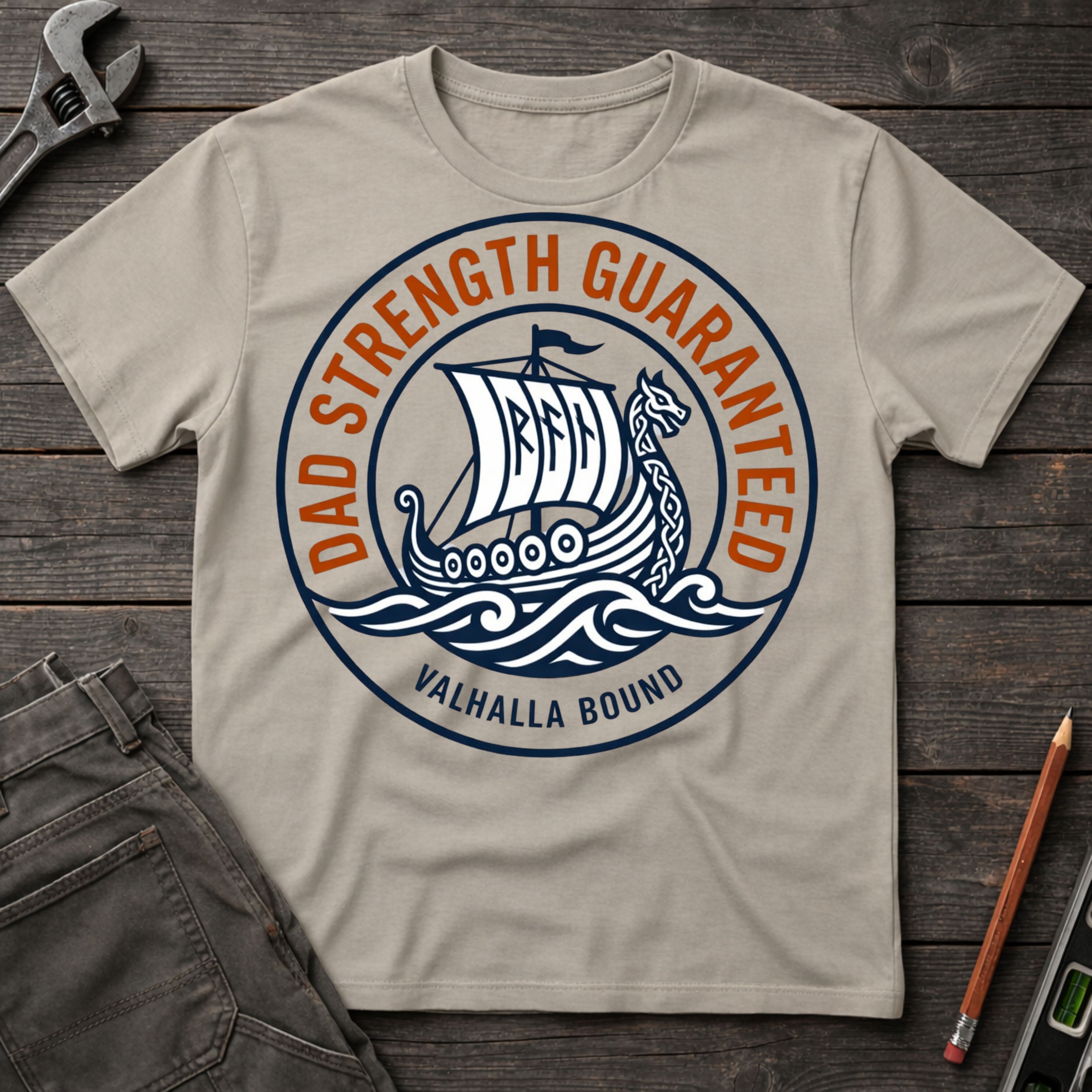 Dad Strength, Valhalla Bound T-Shirt