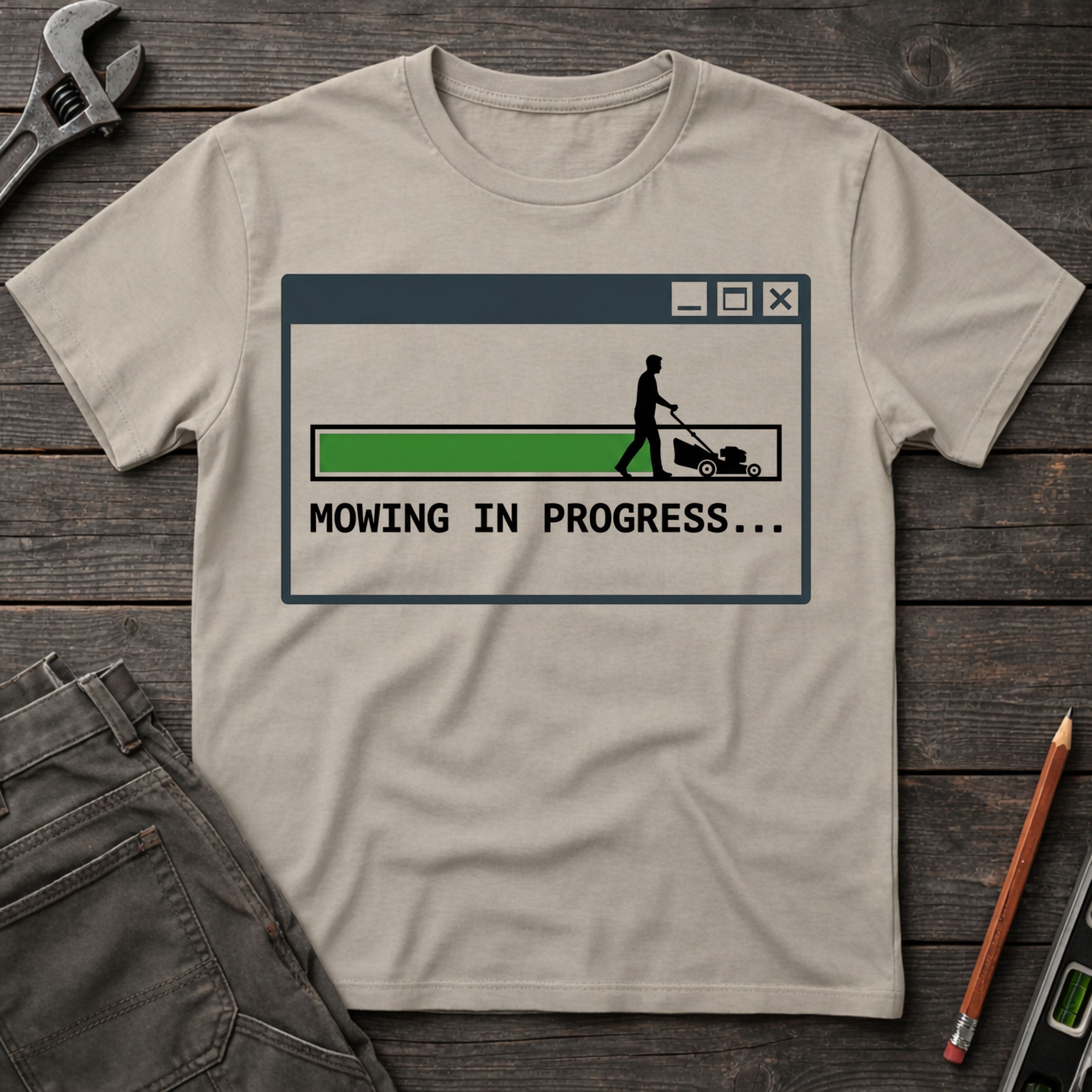 Mowing in Progress T-Shirt