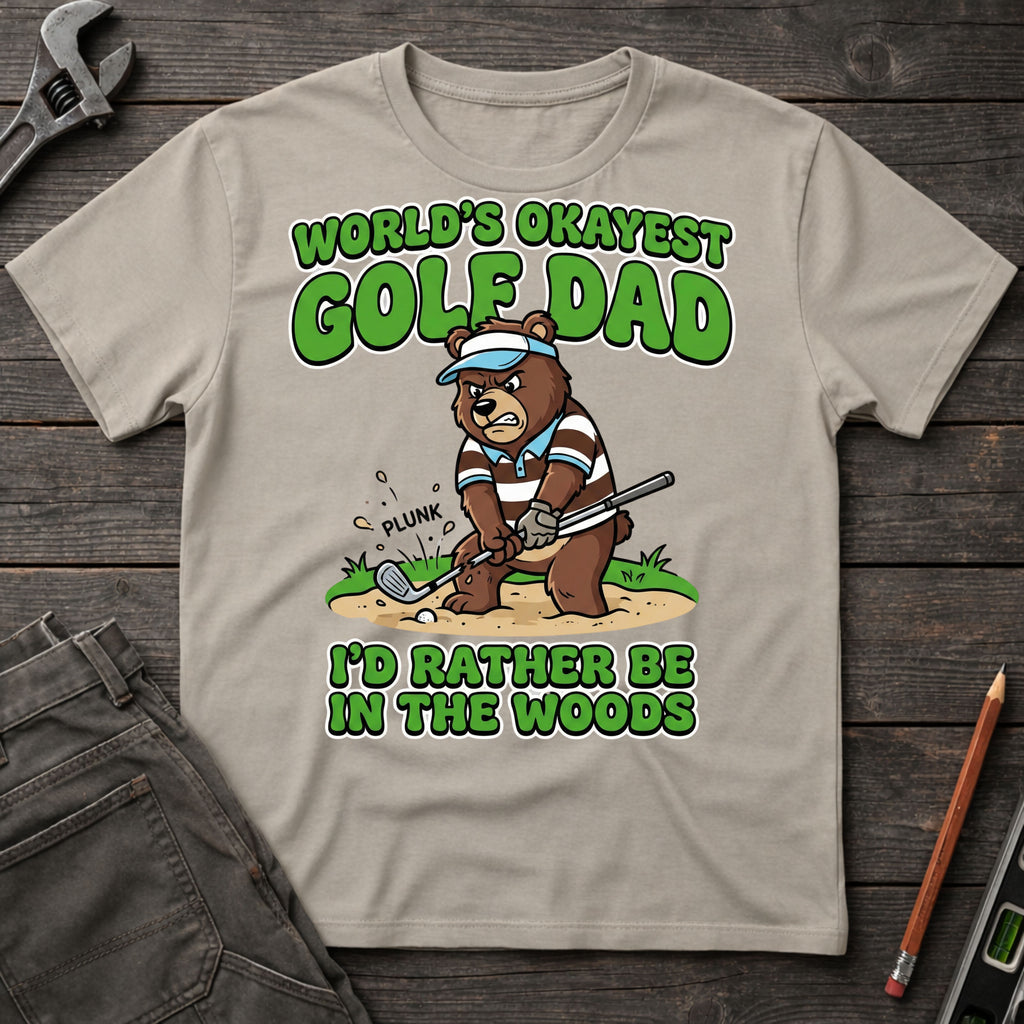 World's Okayest Golf Dad T-Shirt