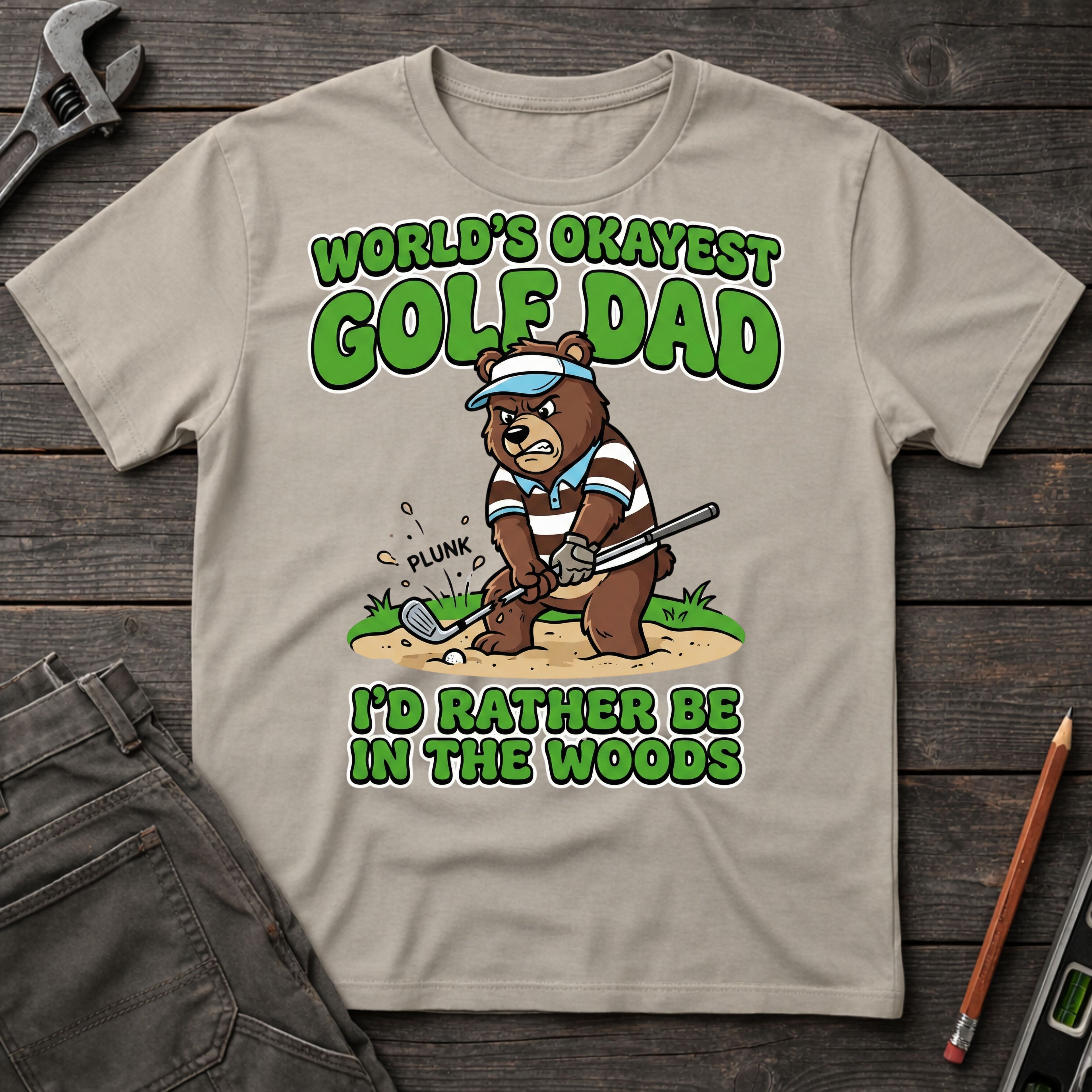 World's Okayest Golf Dad T-Shirt