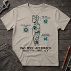 Dad Mode Activated Diagram T-Shirt