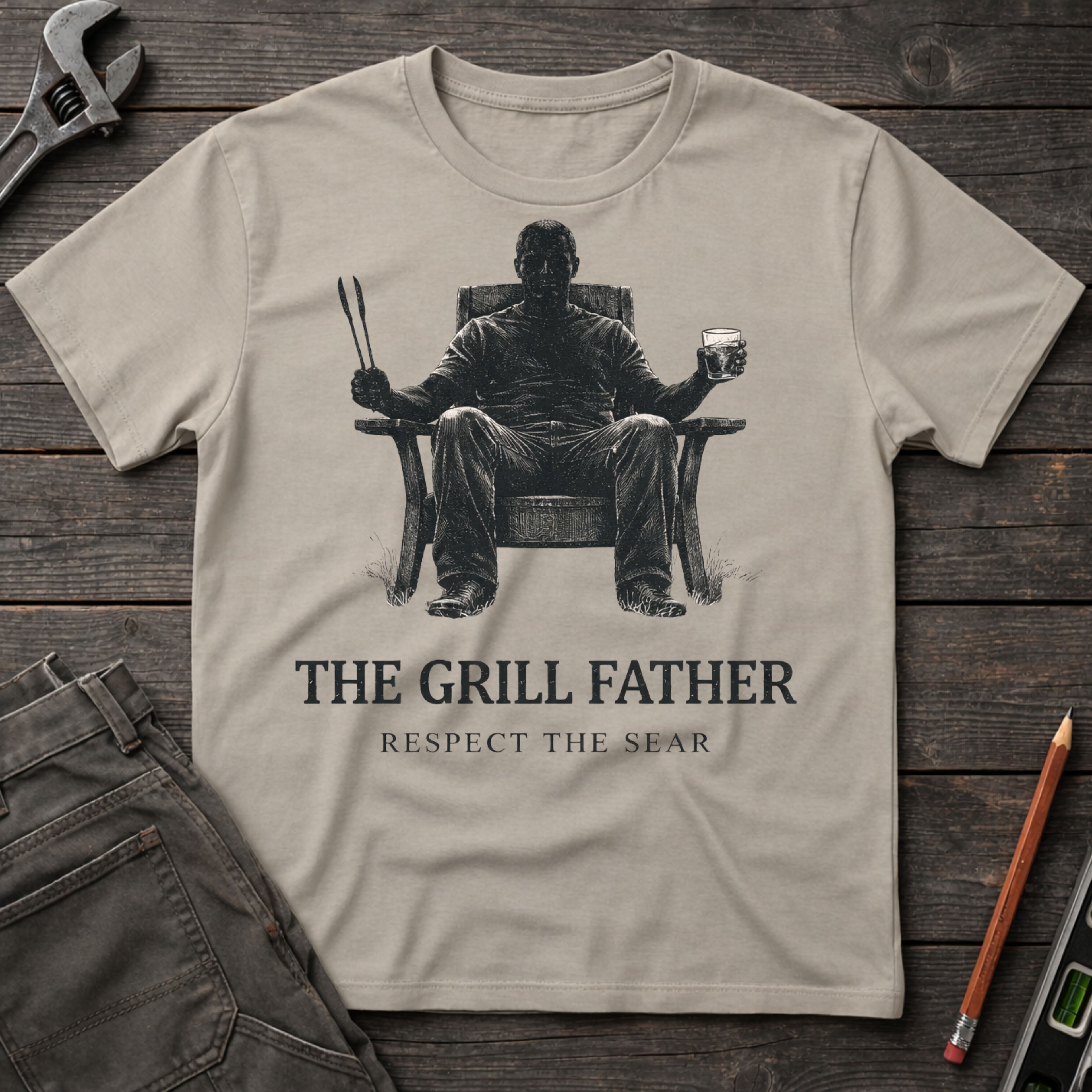 The Grill Father: Respect the Sear T-Shirt