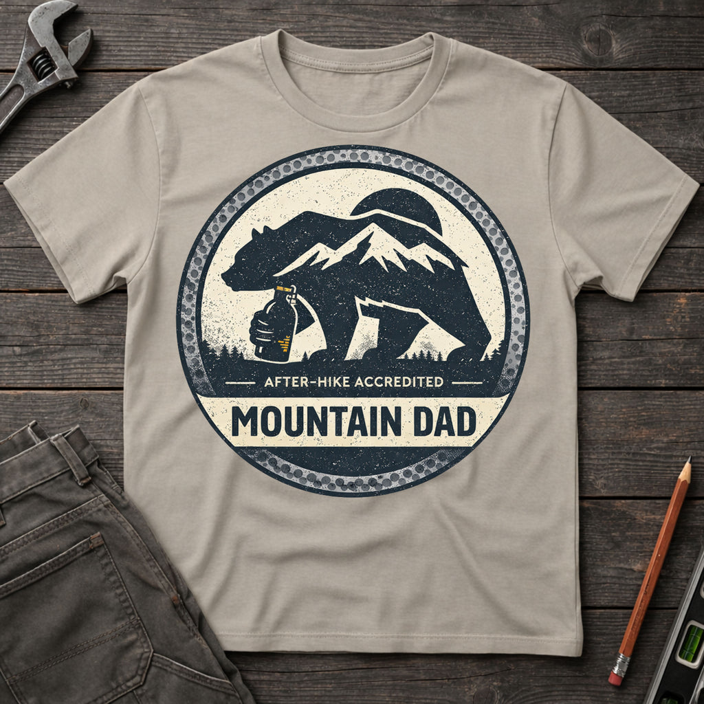 Mountain Dad: After-hike Accredited T-Shirt