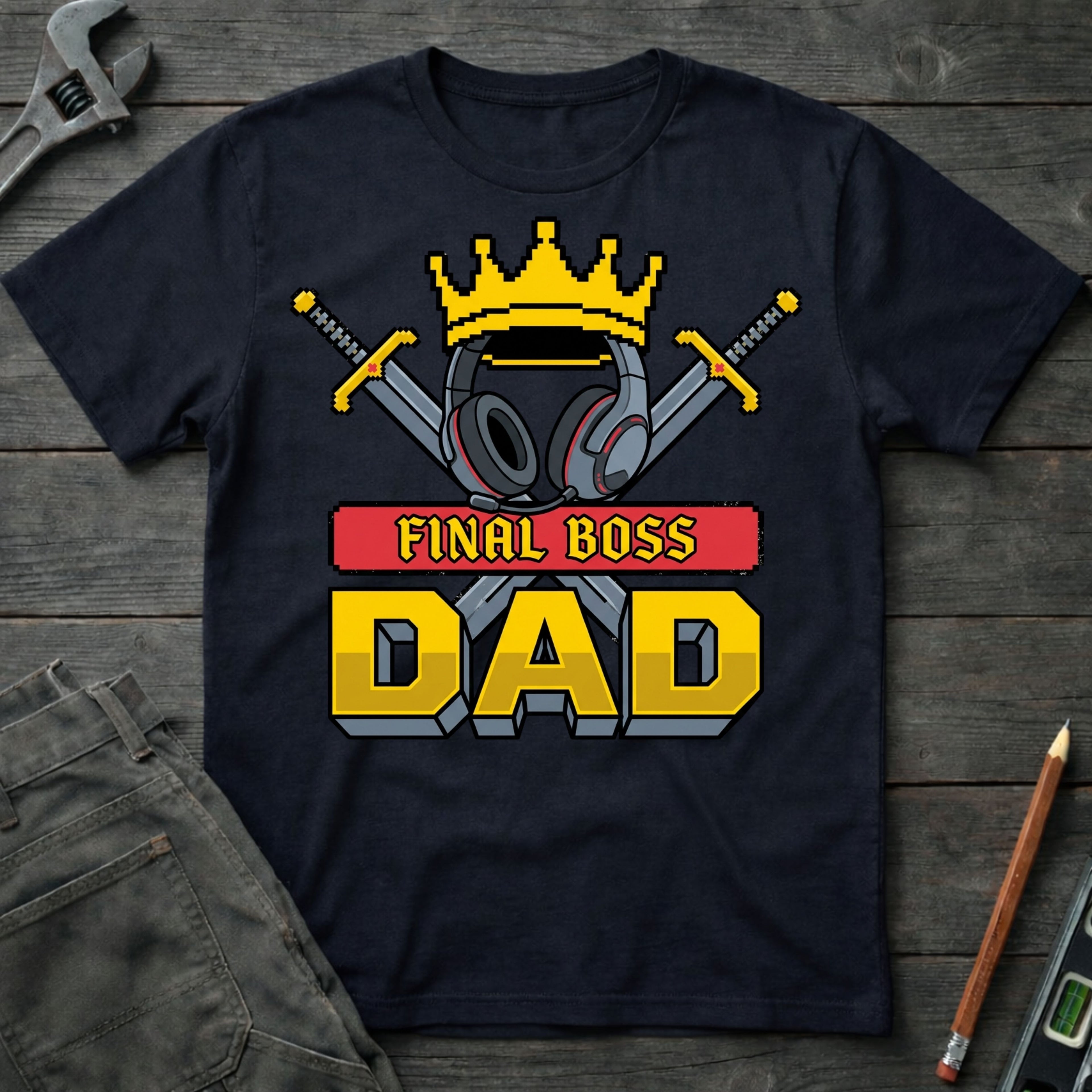 Dad: The Final Boss T-Shirt