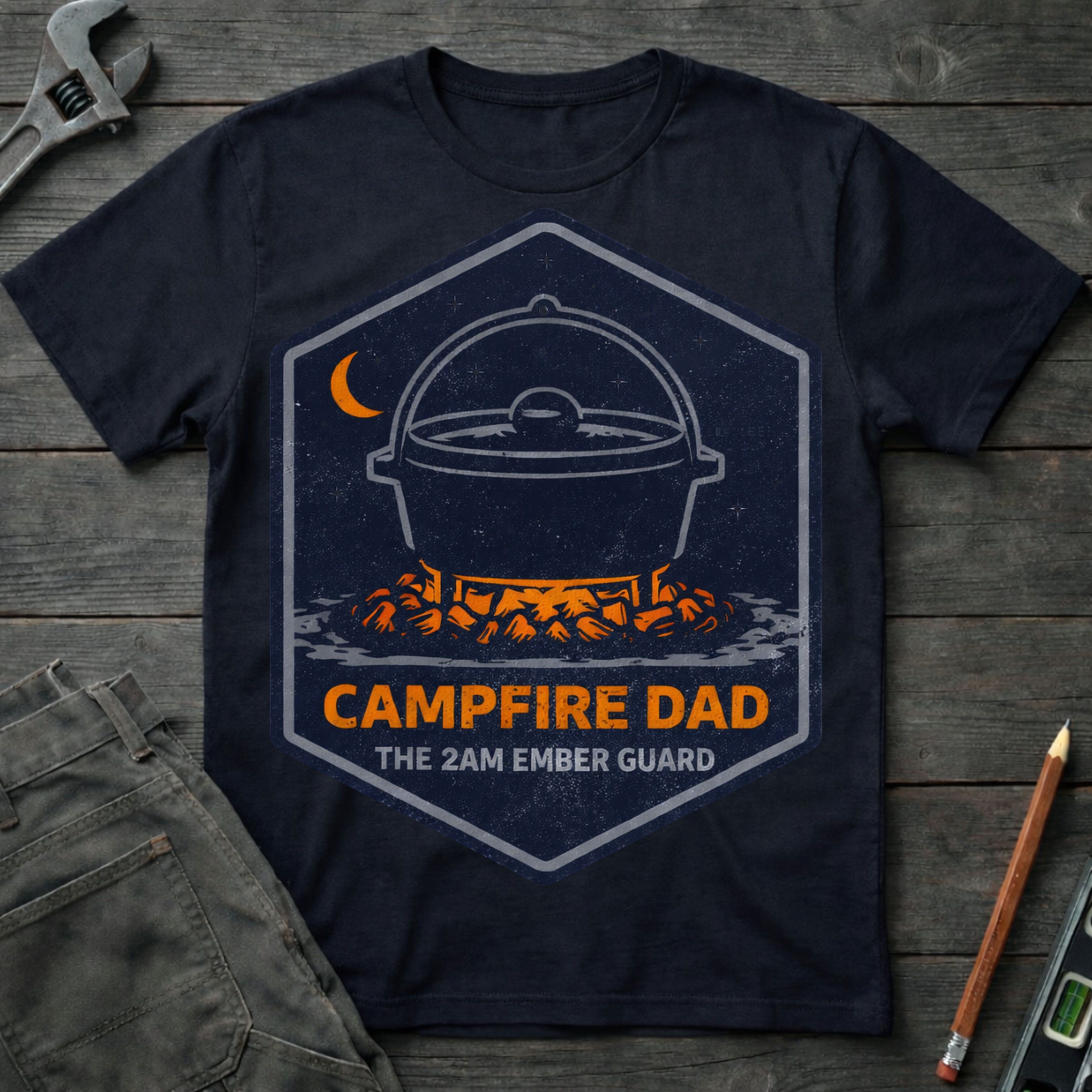 Campfire Dad T-Shirt