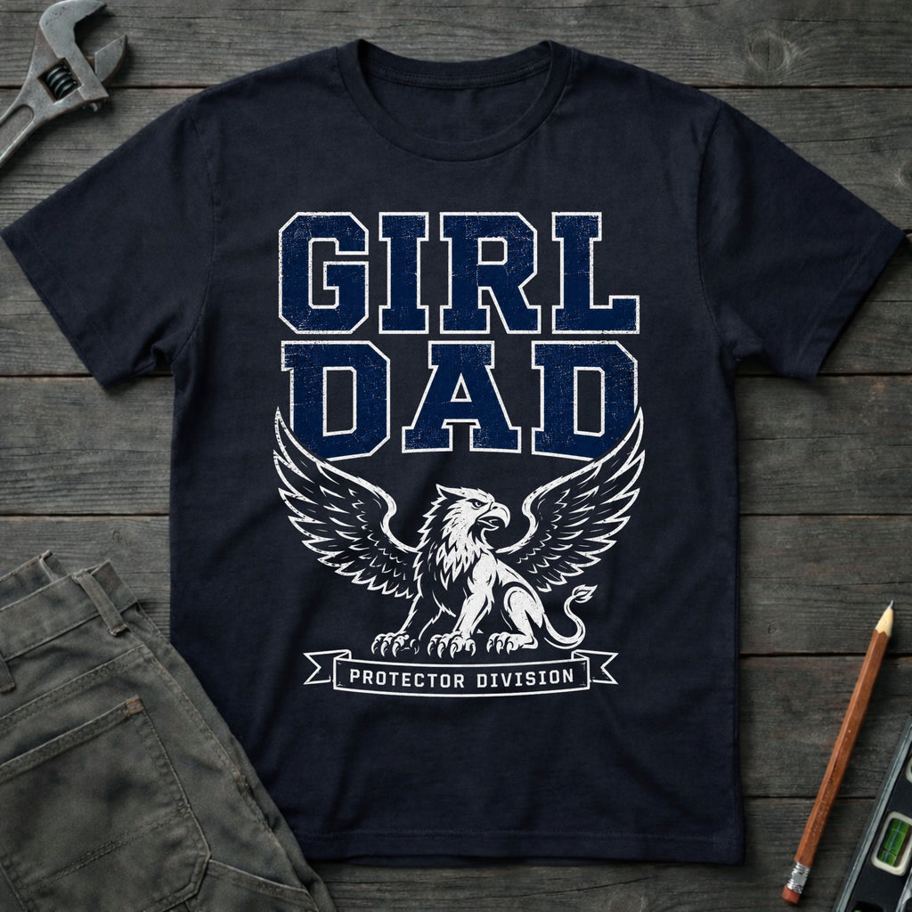 Girl Dad Protector Division T-Shirt