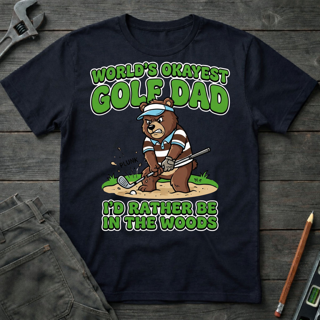 World's Okayest Golf Dad T-Shirt