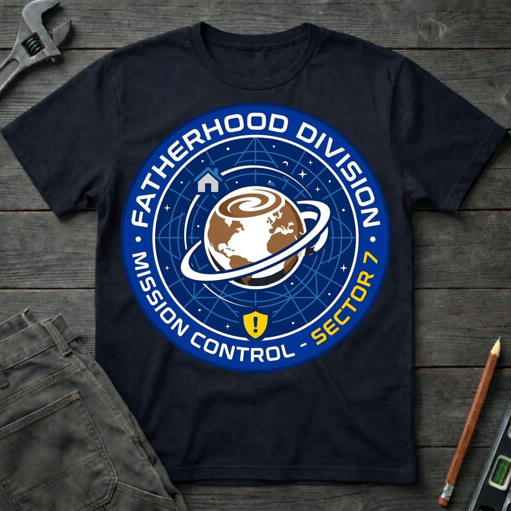 Fatherhood Division: Mission Control T-Shirt