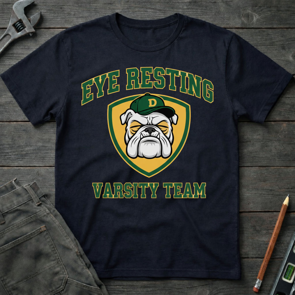 Eye Resting Varsity Team T-Shirt