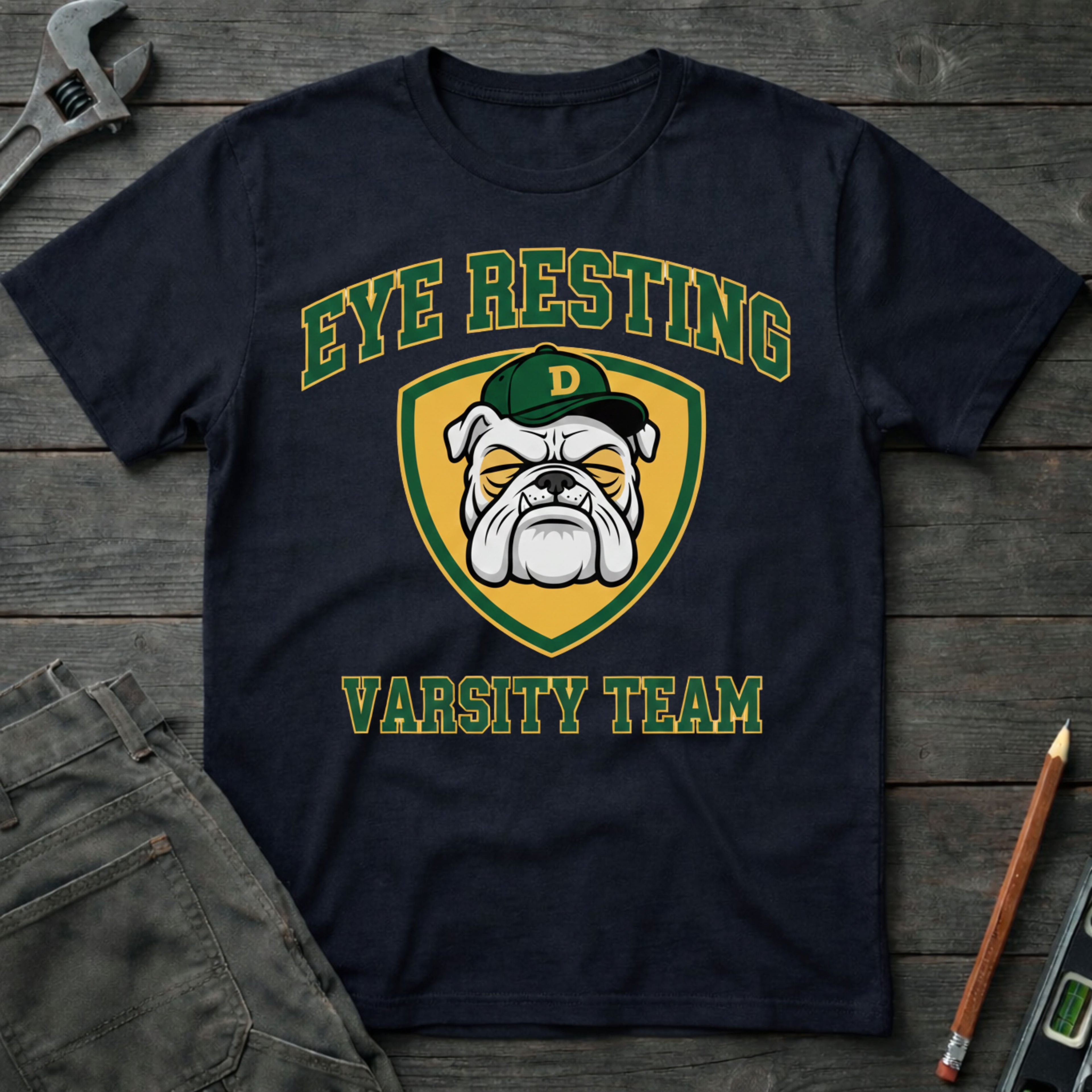 Eye Resting Varsity Team T-Shirt