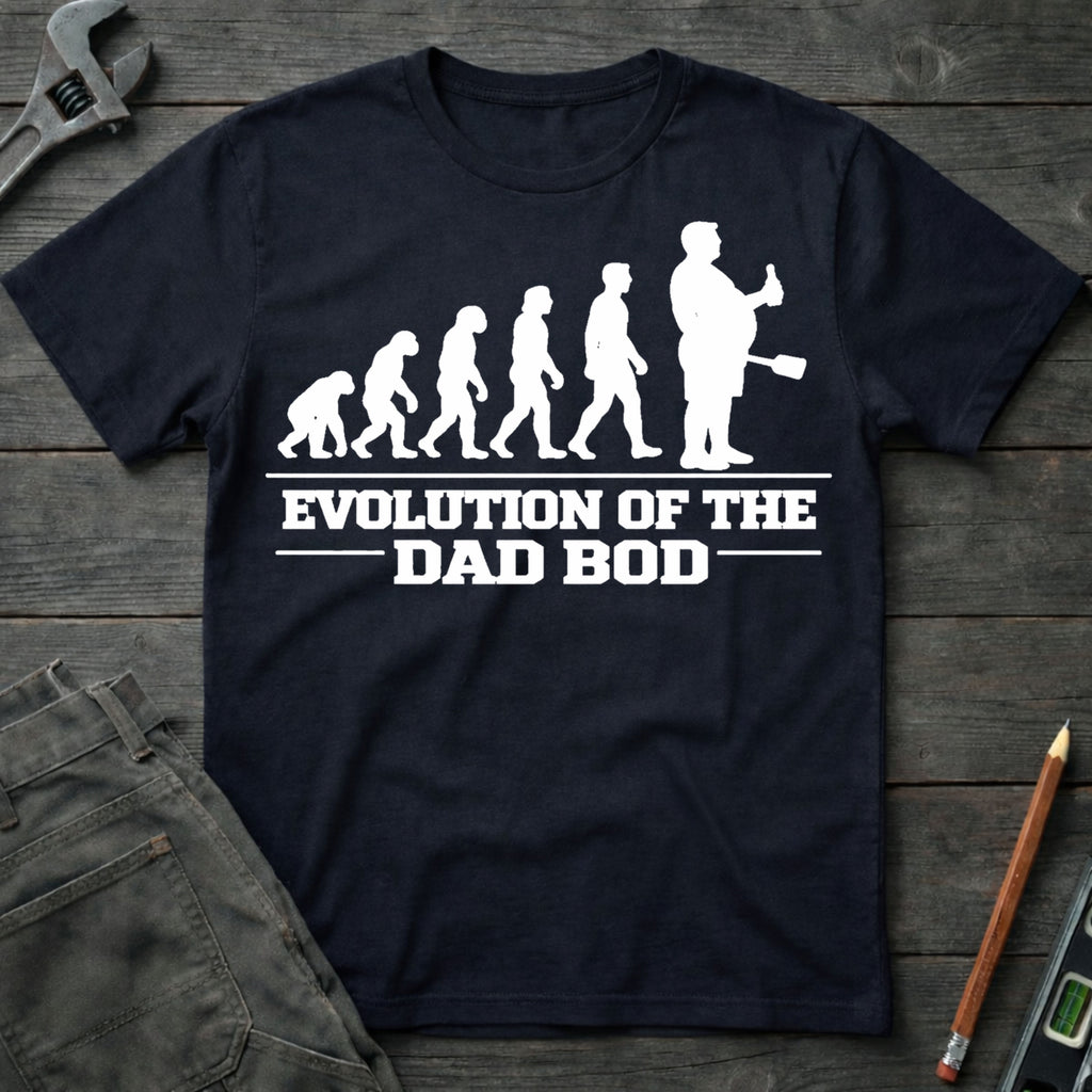 Evolution of the Dad Bod T-Shirt