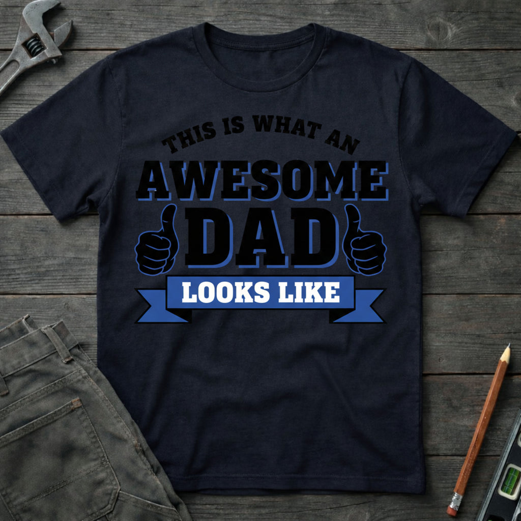 This is What a Awesome Dad Looks Like T-Shirt