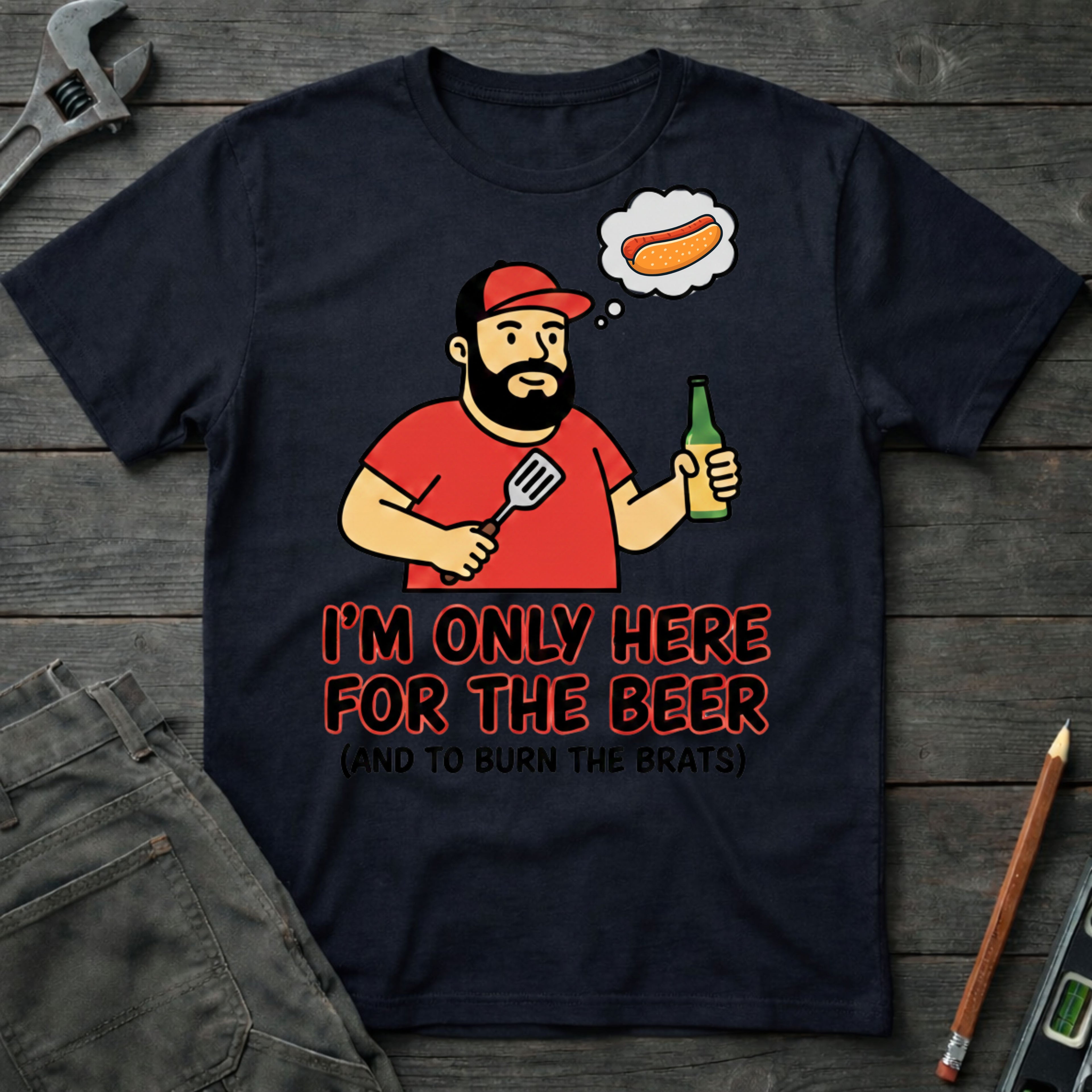 Here for the Beer T-Shirt