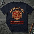 Natural 20 Dad T-Shirt