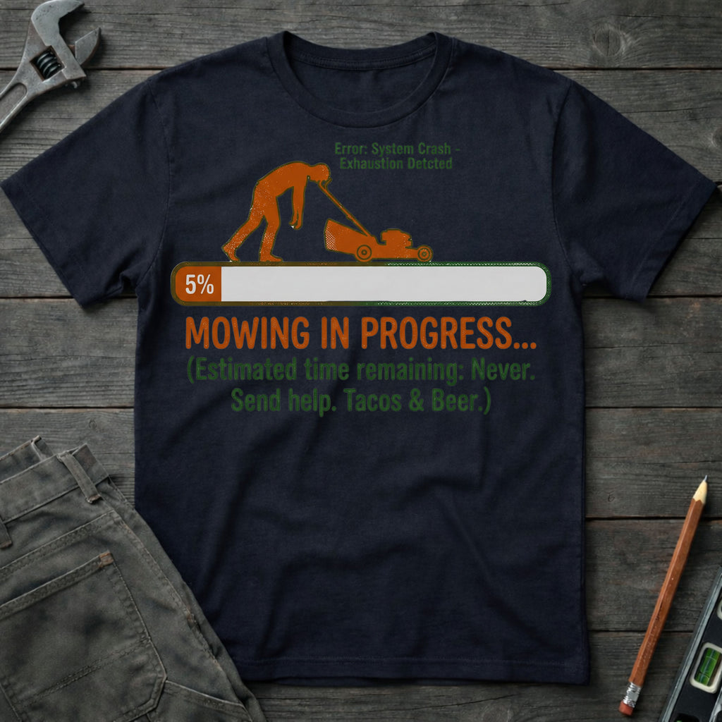 Mowing in Progress T-Shirt