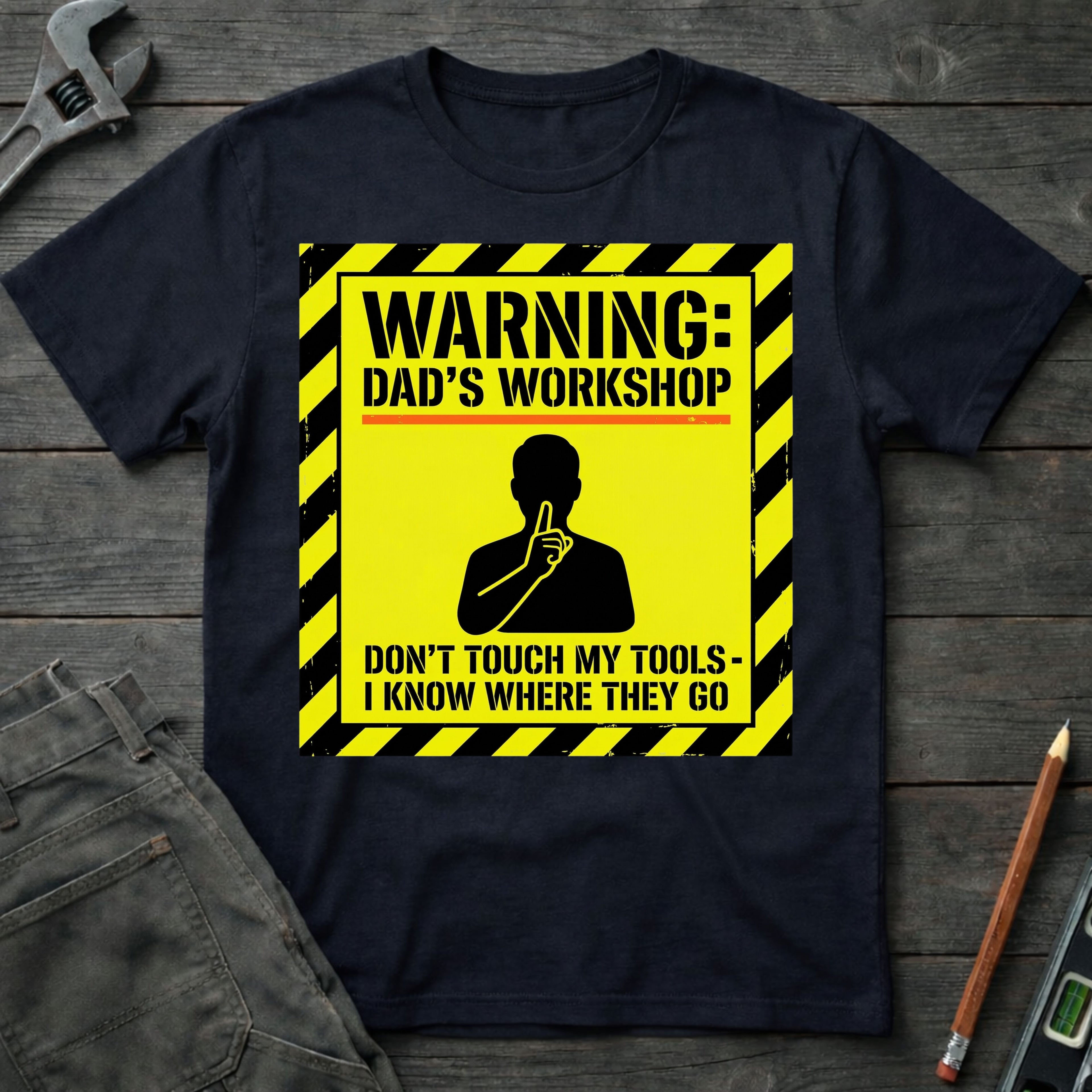 Warning: Dad's Workshop T-Shirt
