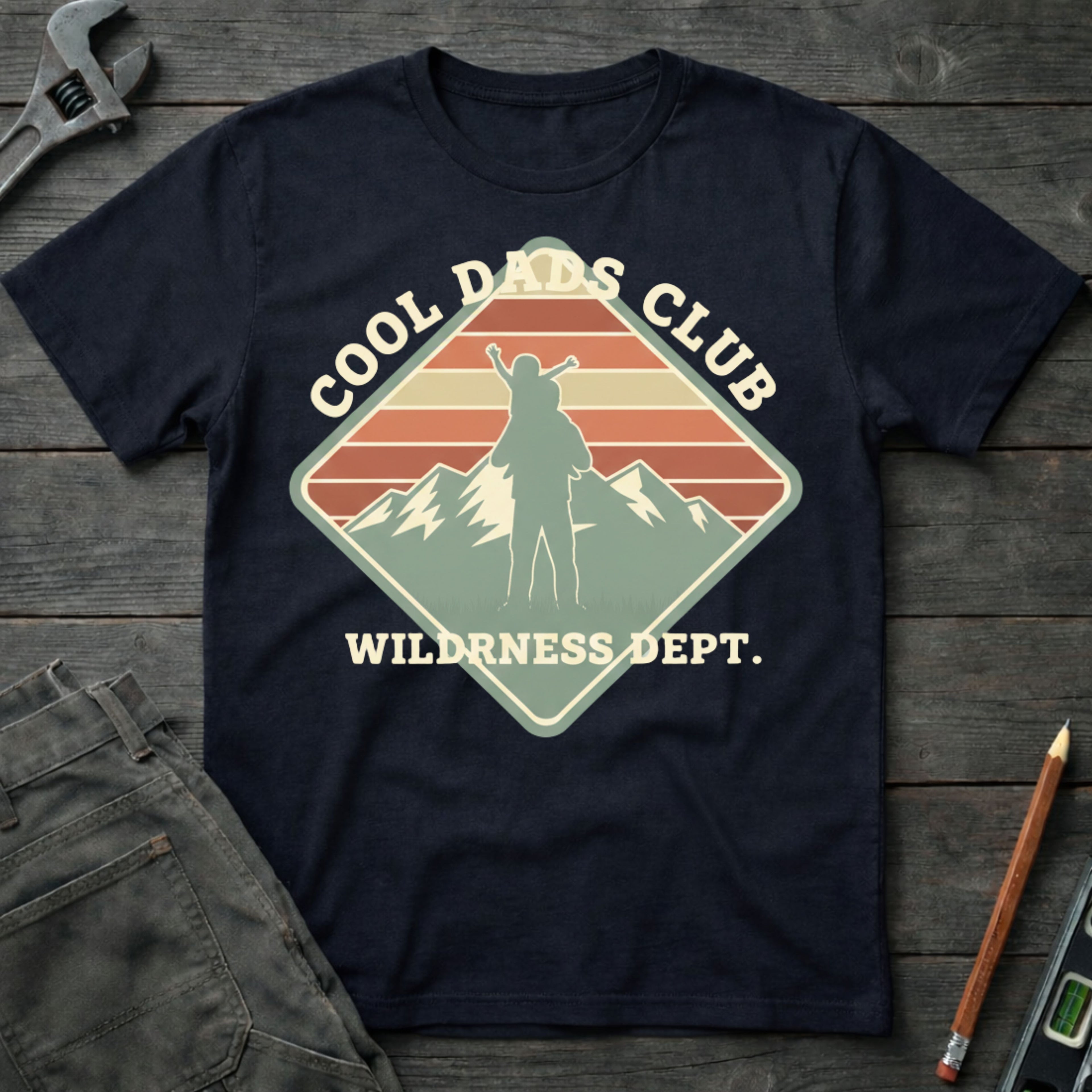 Cool Dad's Club Badge T-Shirt