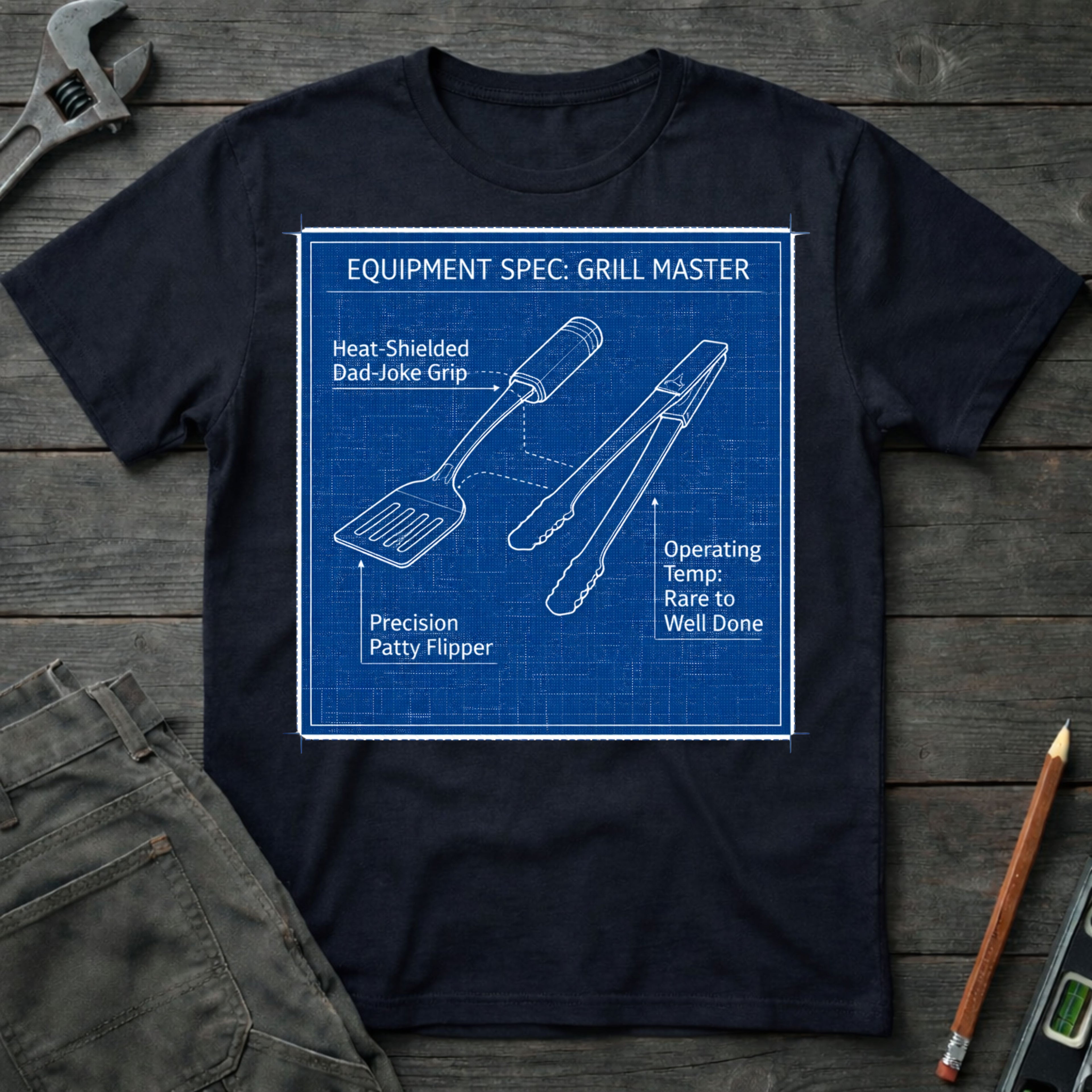 Grilling Blueprint T-Shirt