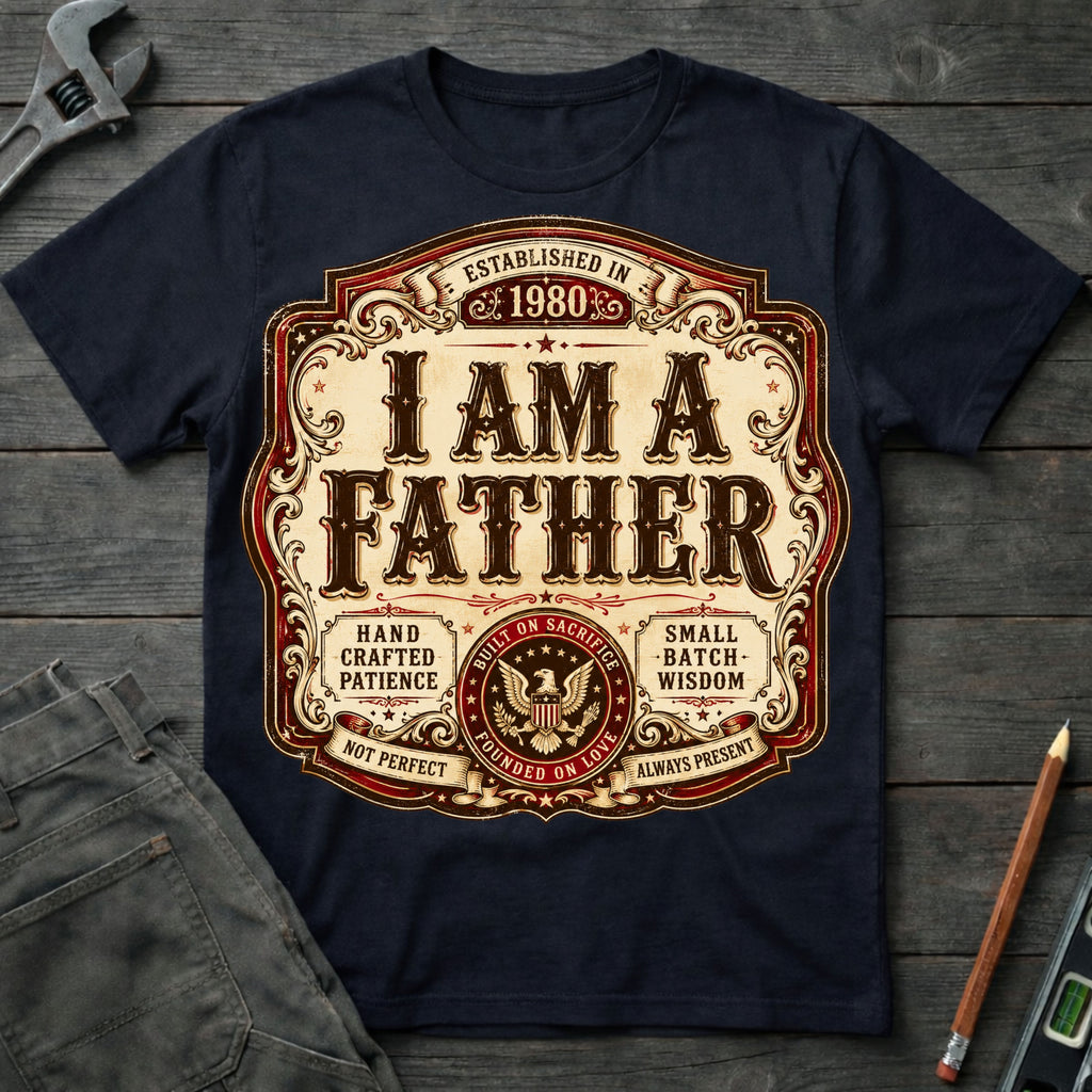 I am a Father Label T-Shirt