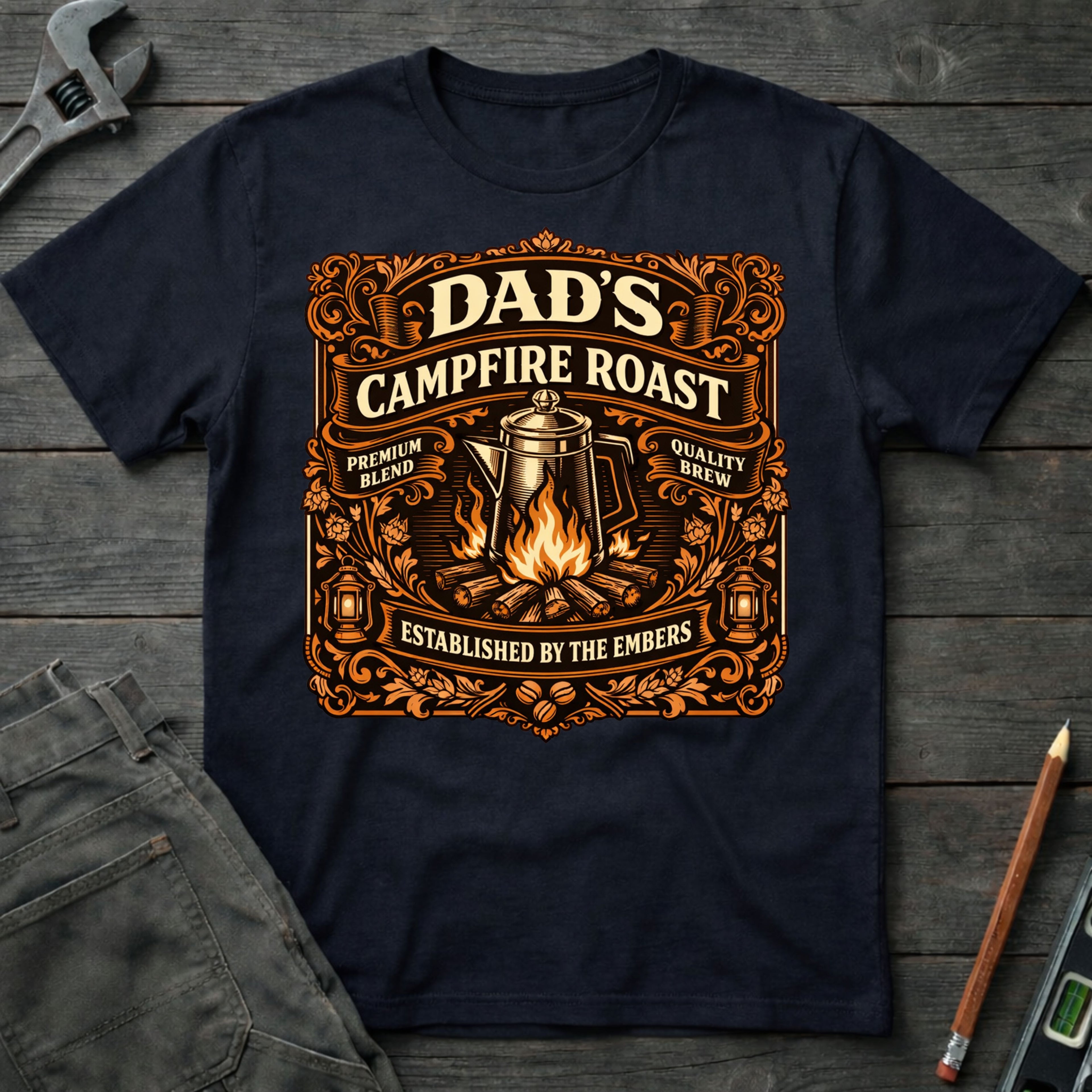 Dad's Campfire Roast T-Shirt