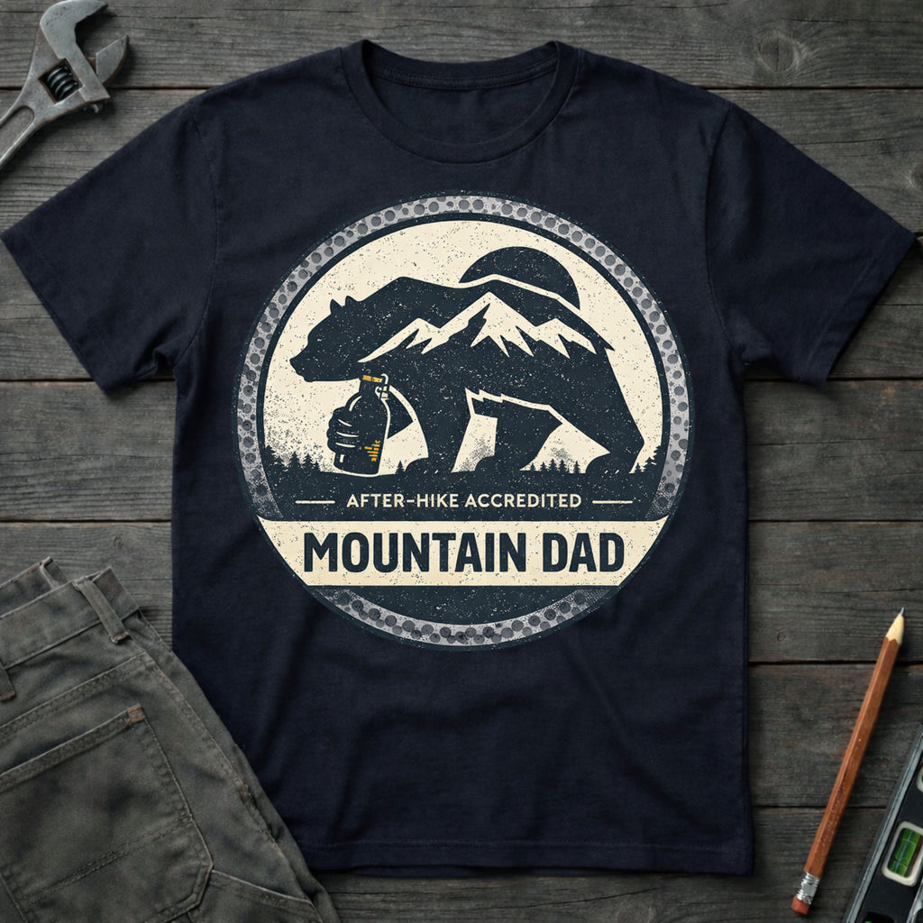 Mountain Dad: After-hike Accredited T-Shirt