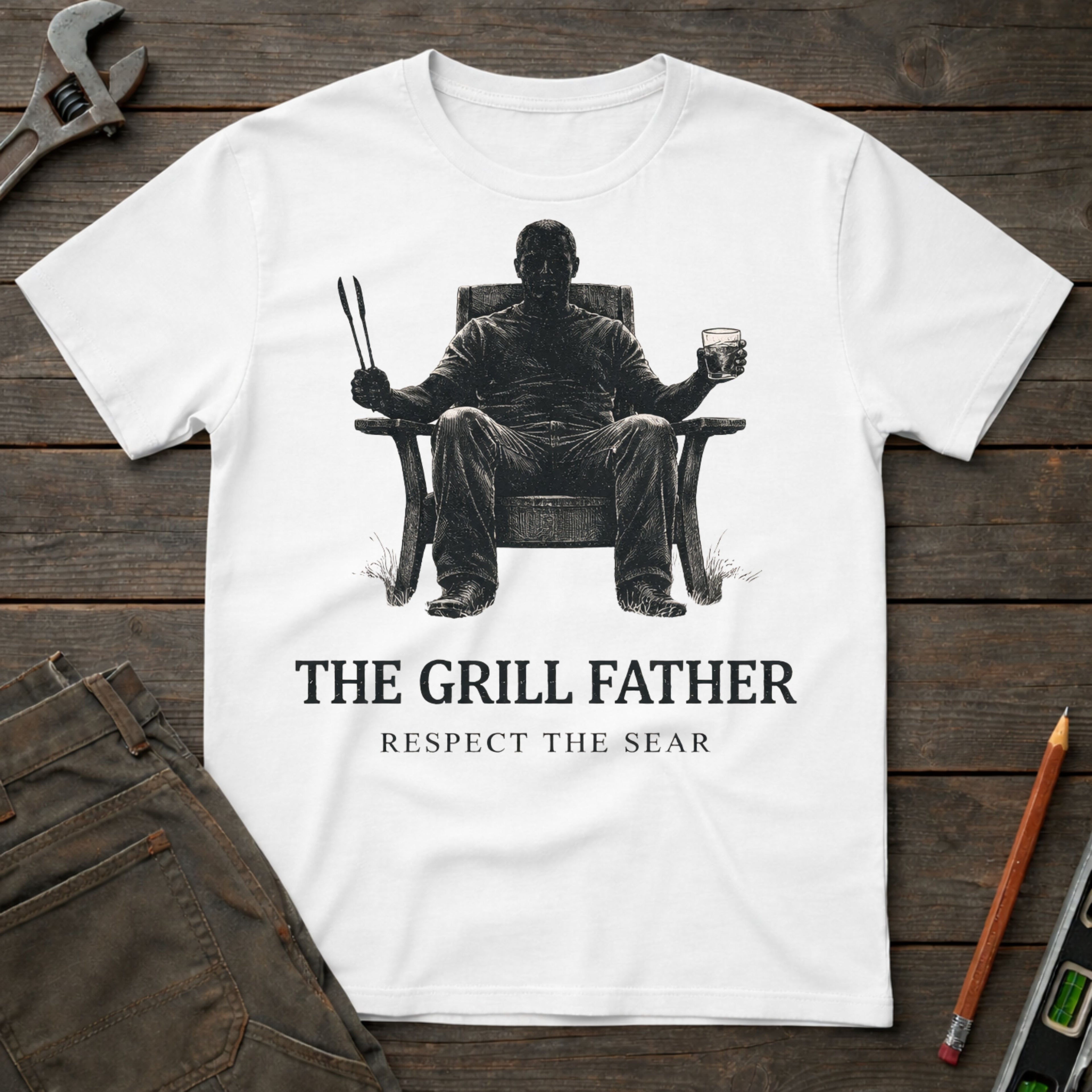 The Grill Father: Respect the Sear T-Shirt