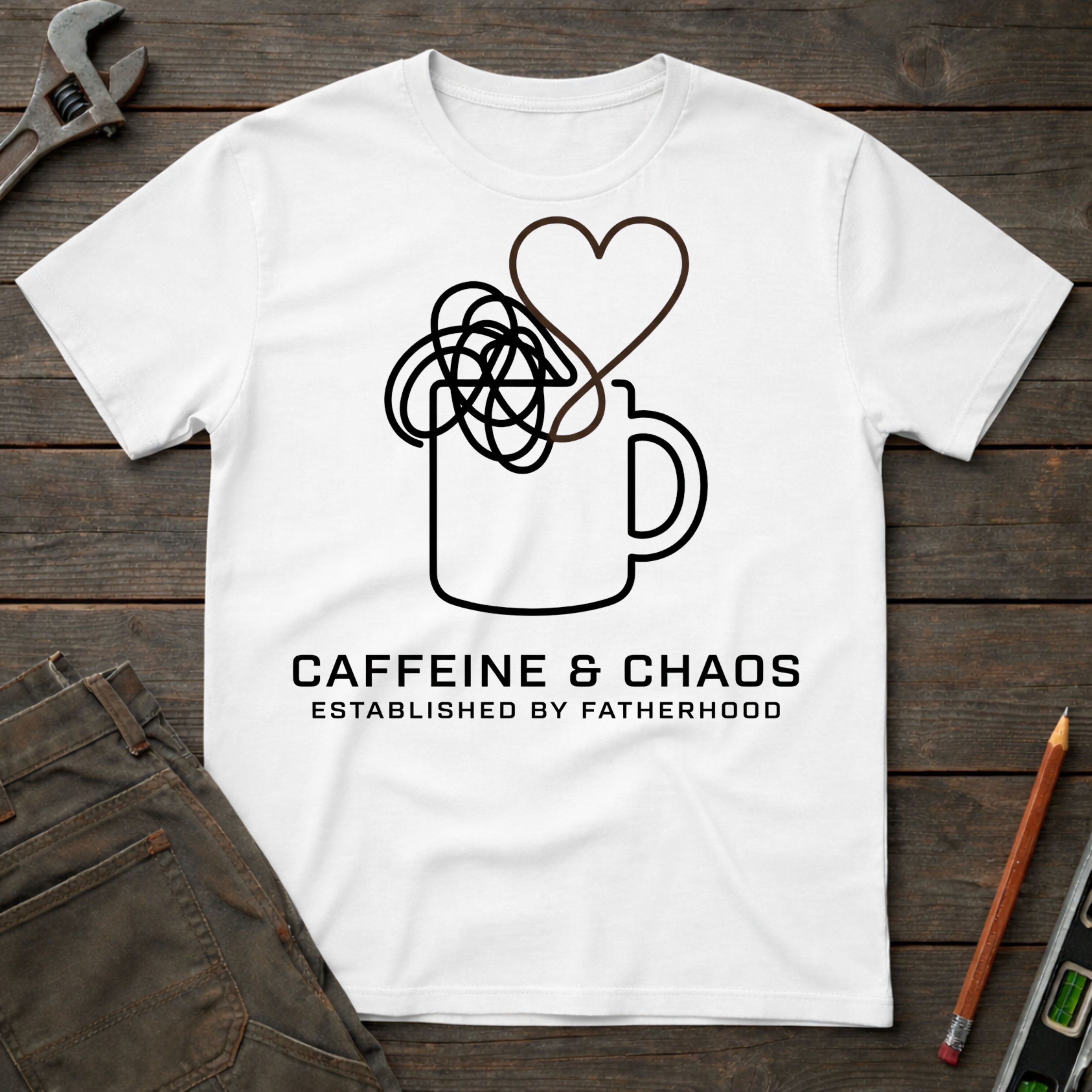 Caffeine and Chaos T-Shirt