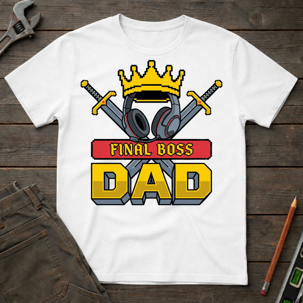 Dad: The Final Boss T-Shirt