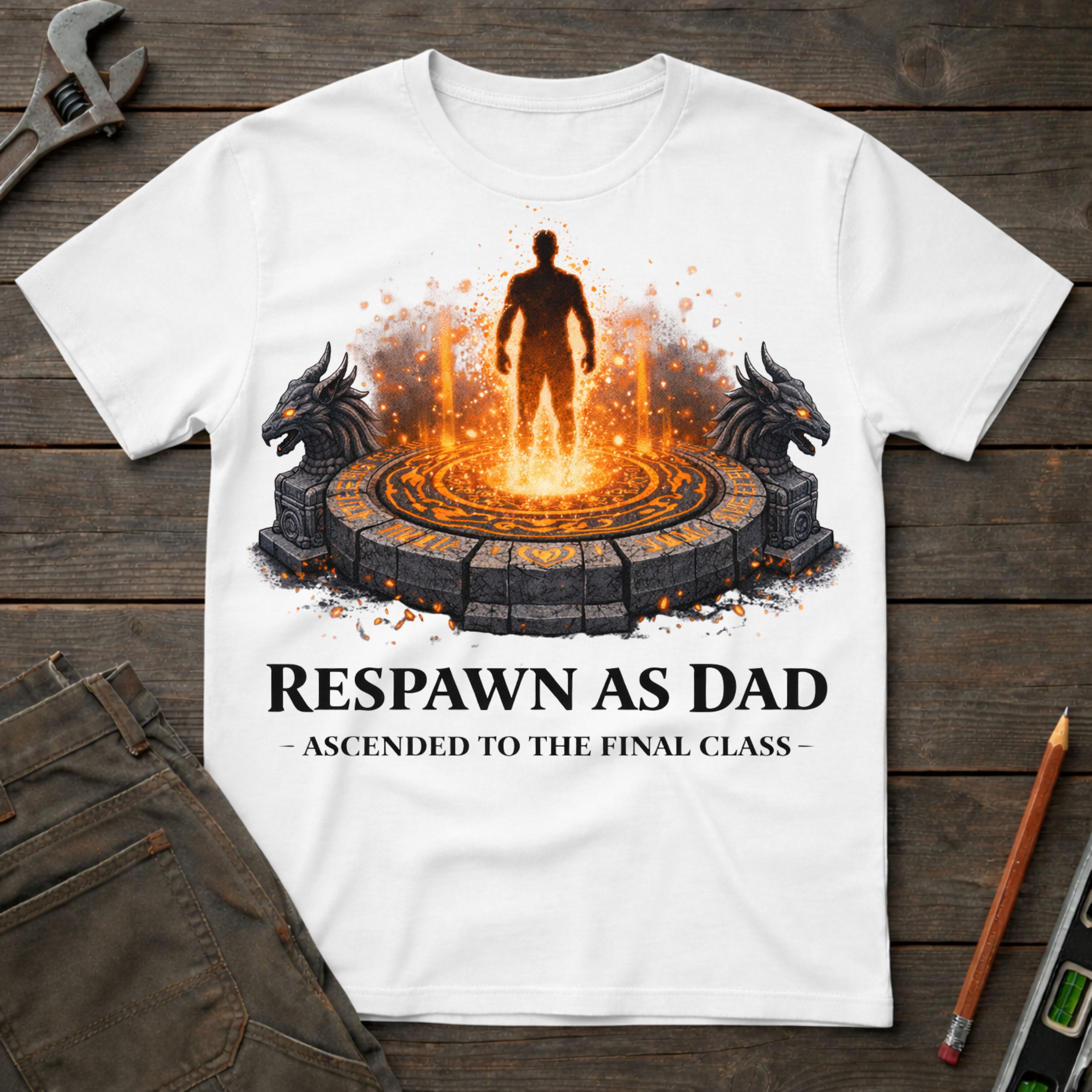 Respawn as Dad T-Shirt