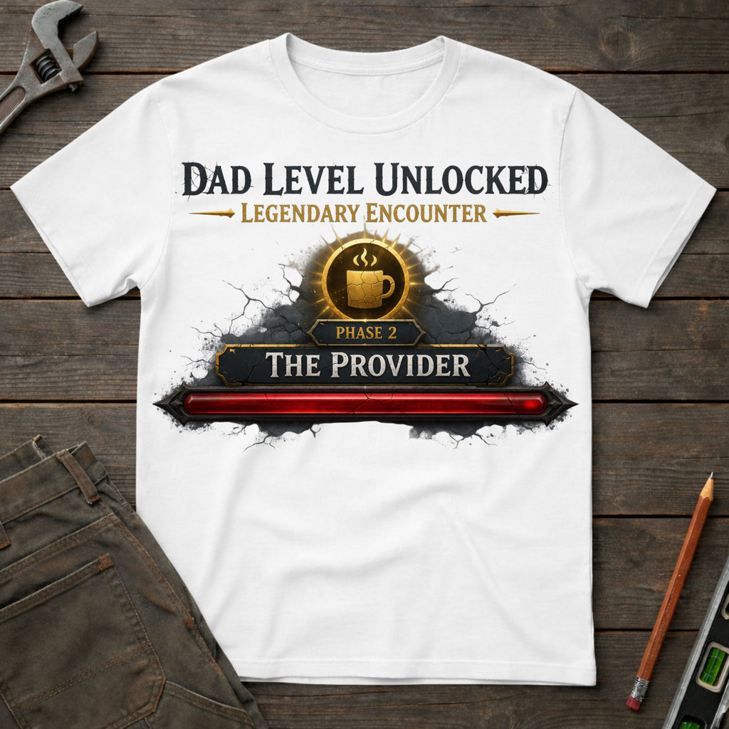 Dad Level Unlocked T-Shirt