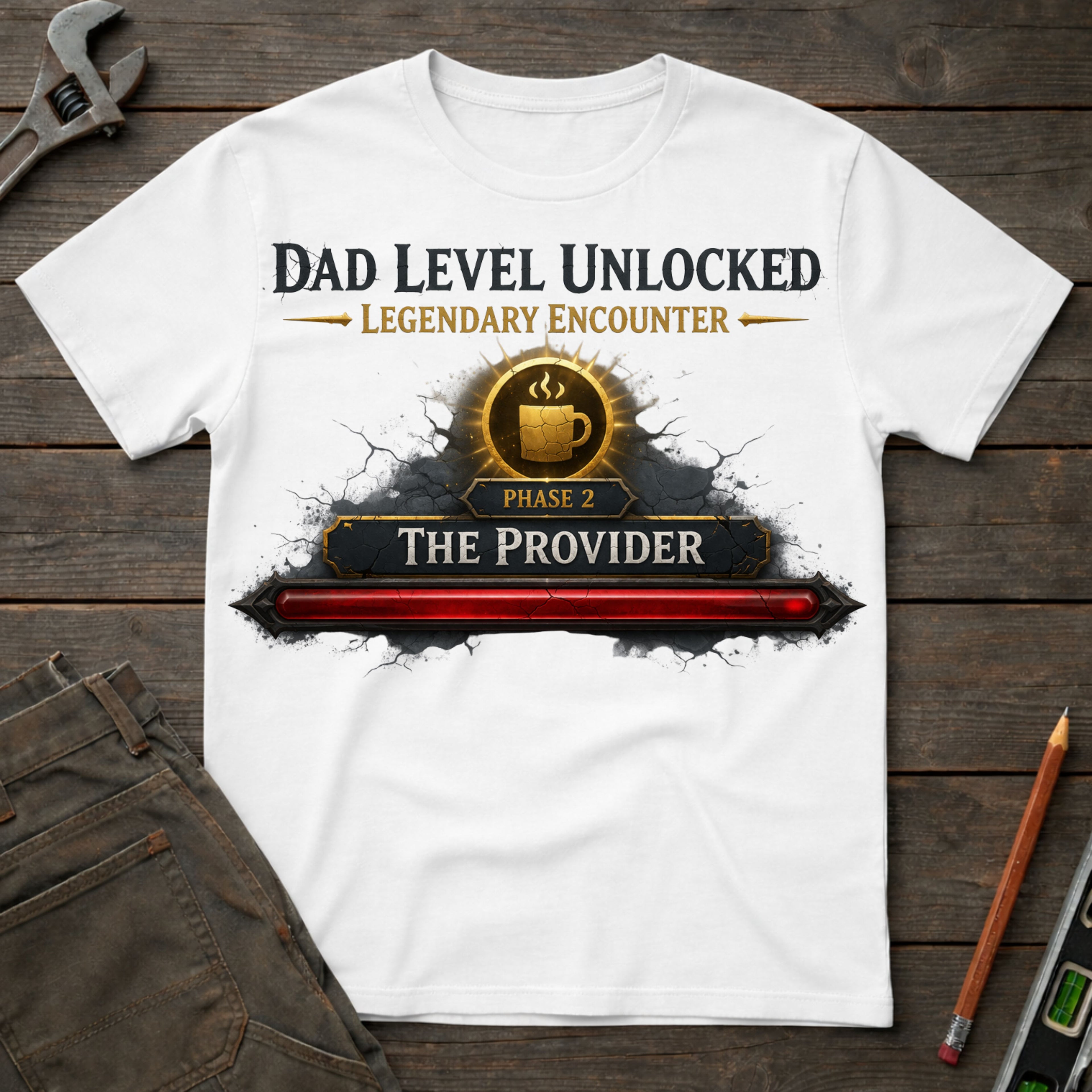 Dad Level Unlocked T-Shirt