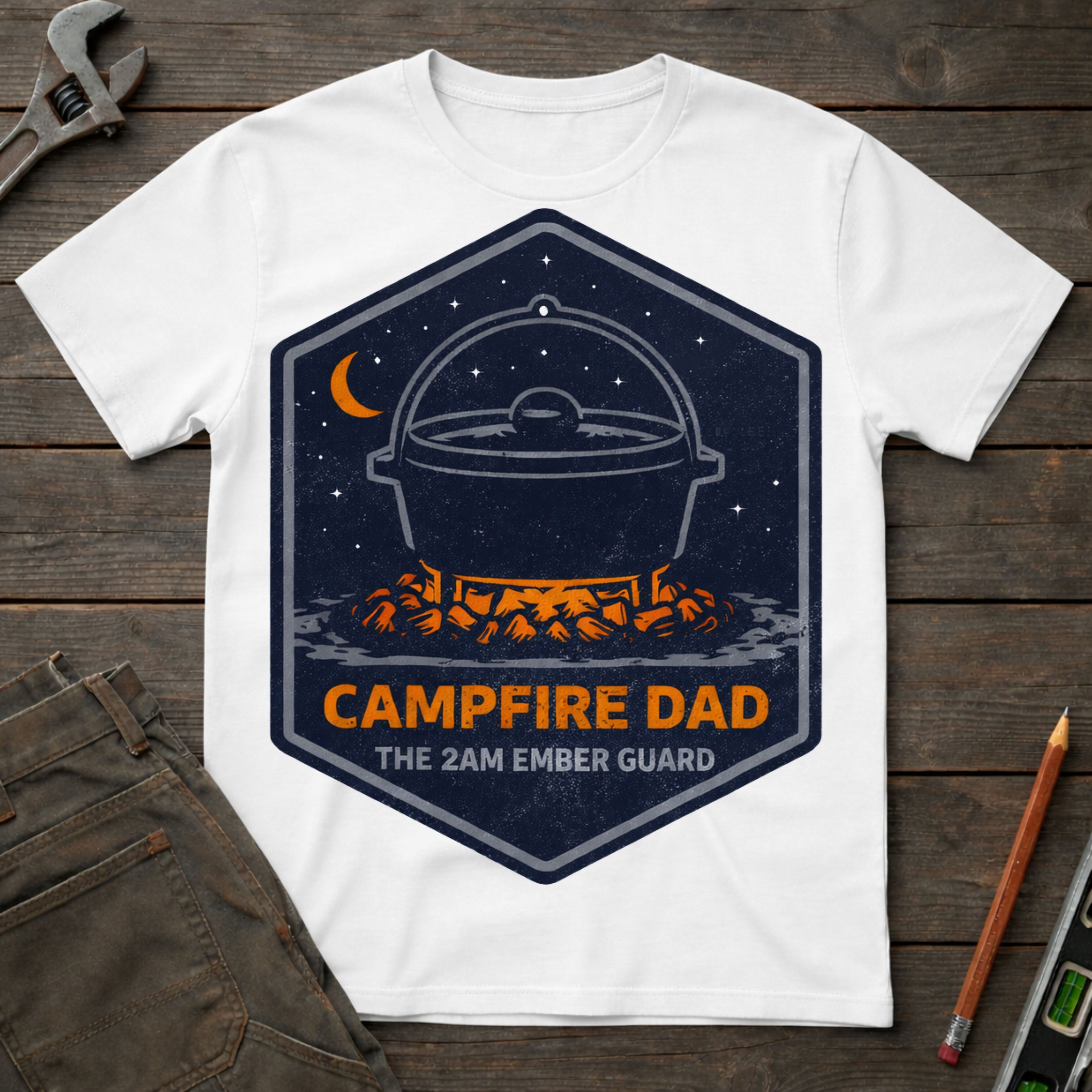 Campfire Dad T-Shirt