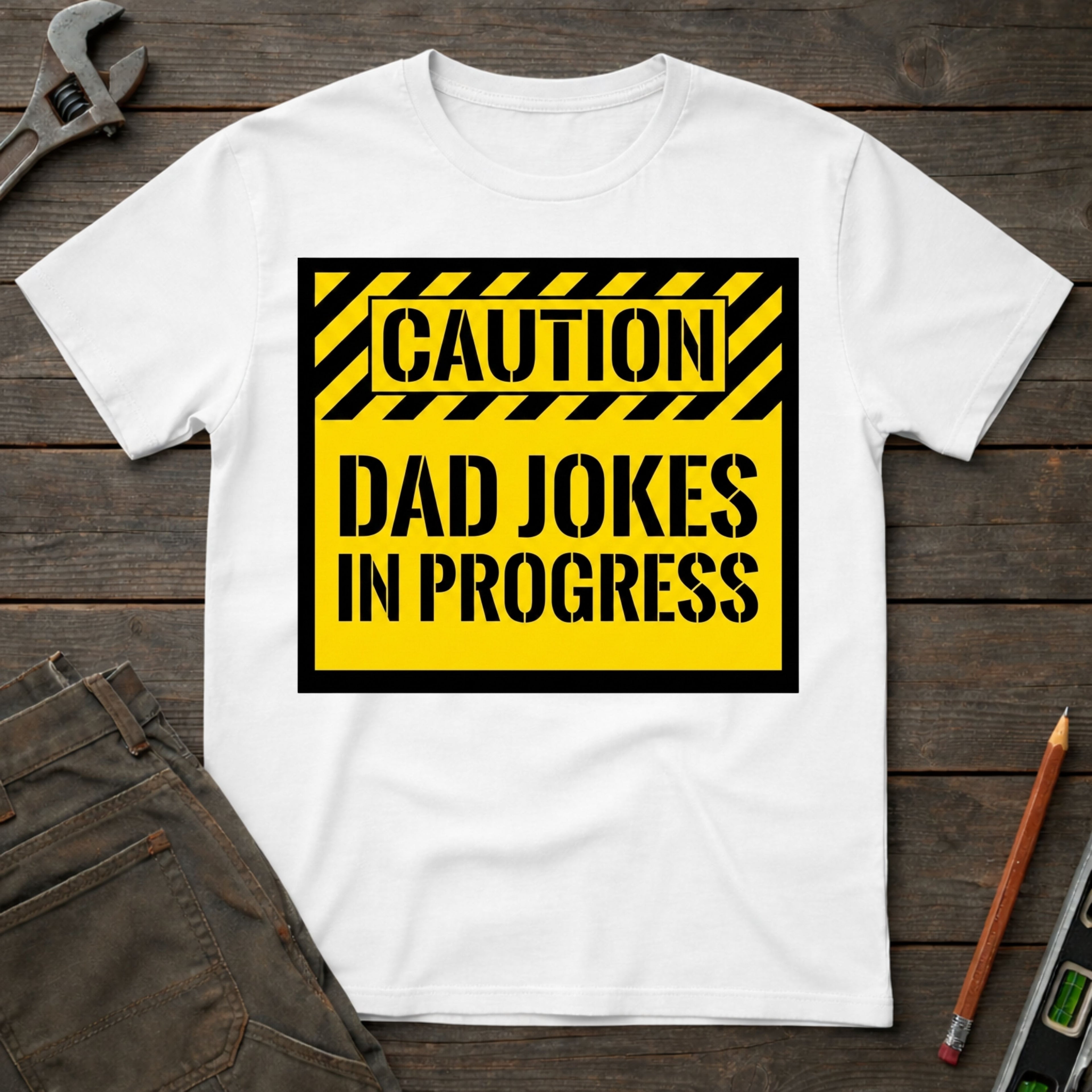 Caution: Dad Joke's T-Shirt