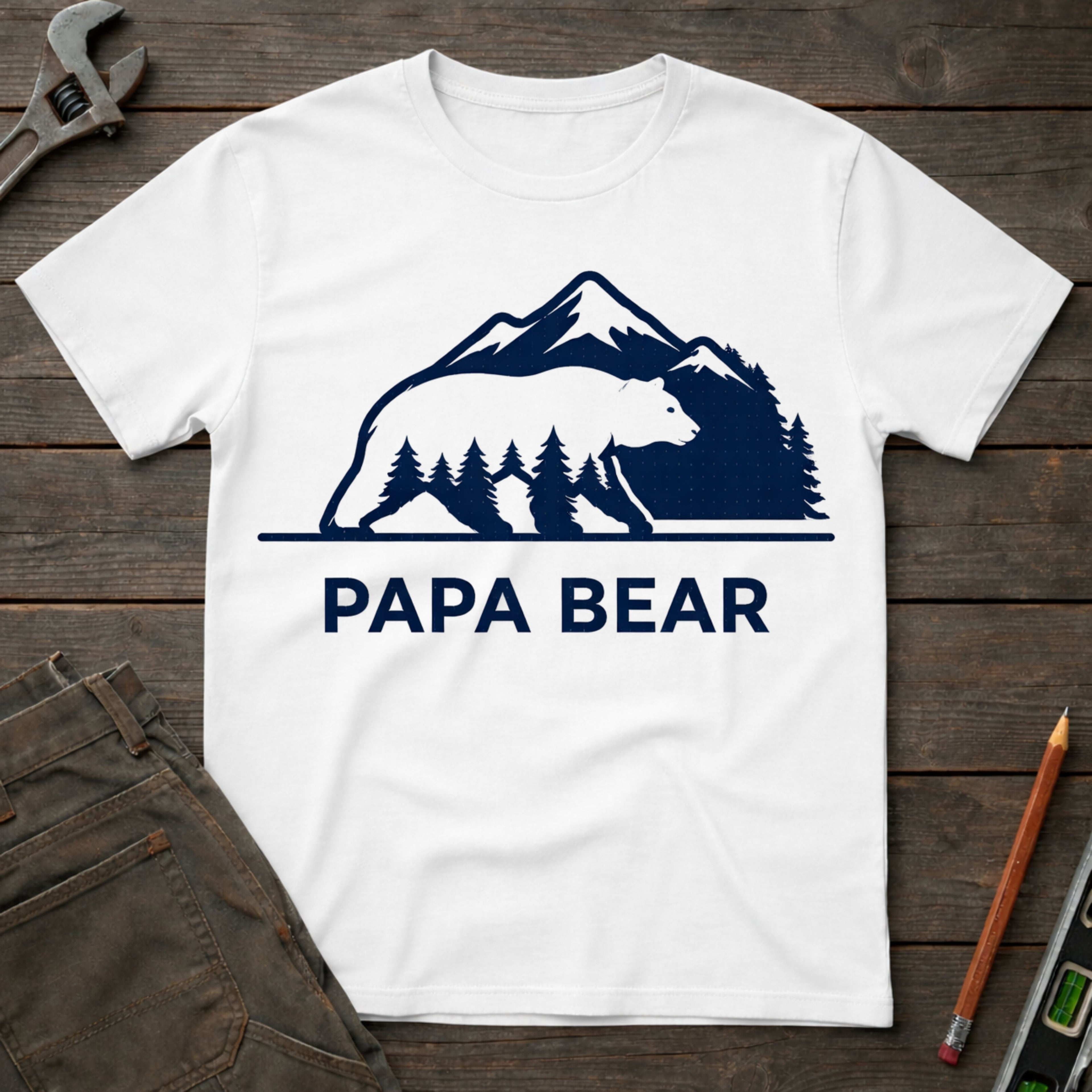 Papa Bear Logo T-Shirt