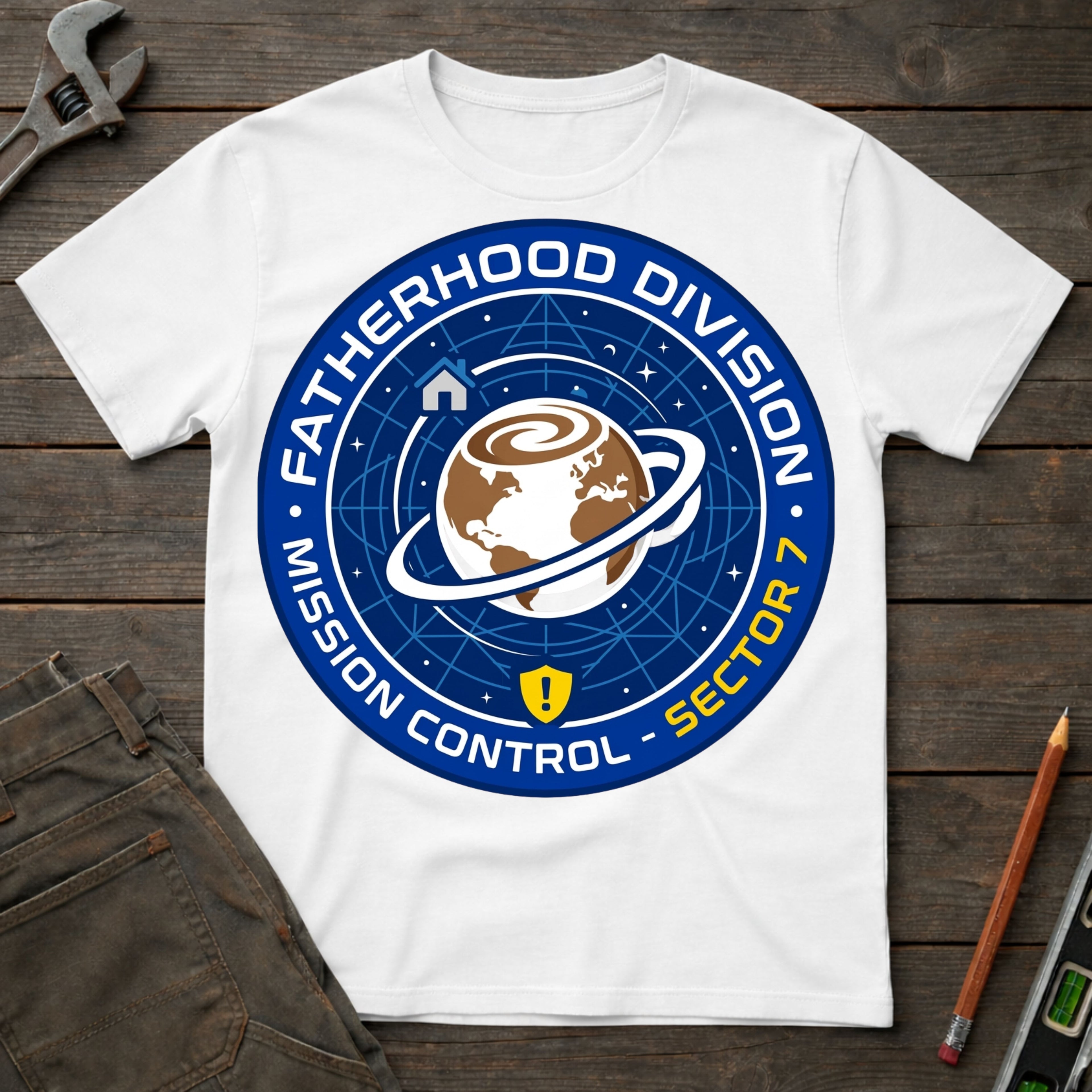 Fatherhood Division: Mission Control T-Shirt