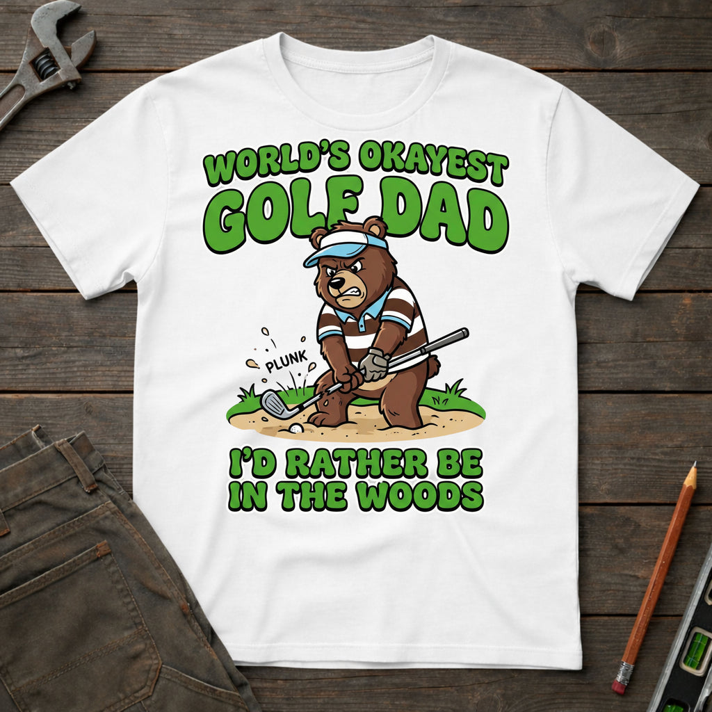 World's Okayest Golf Dad T-Shirt