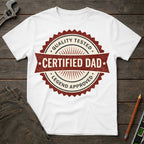 Certified Dad Badge T-Shirt