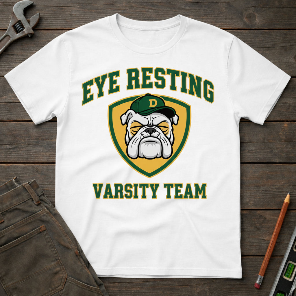 Eye Resting Varsity Team T-Shirt