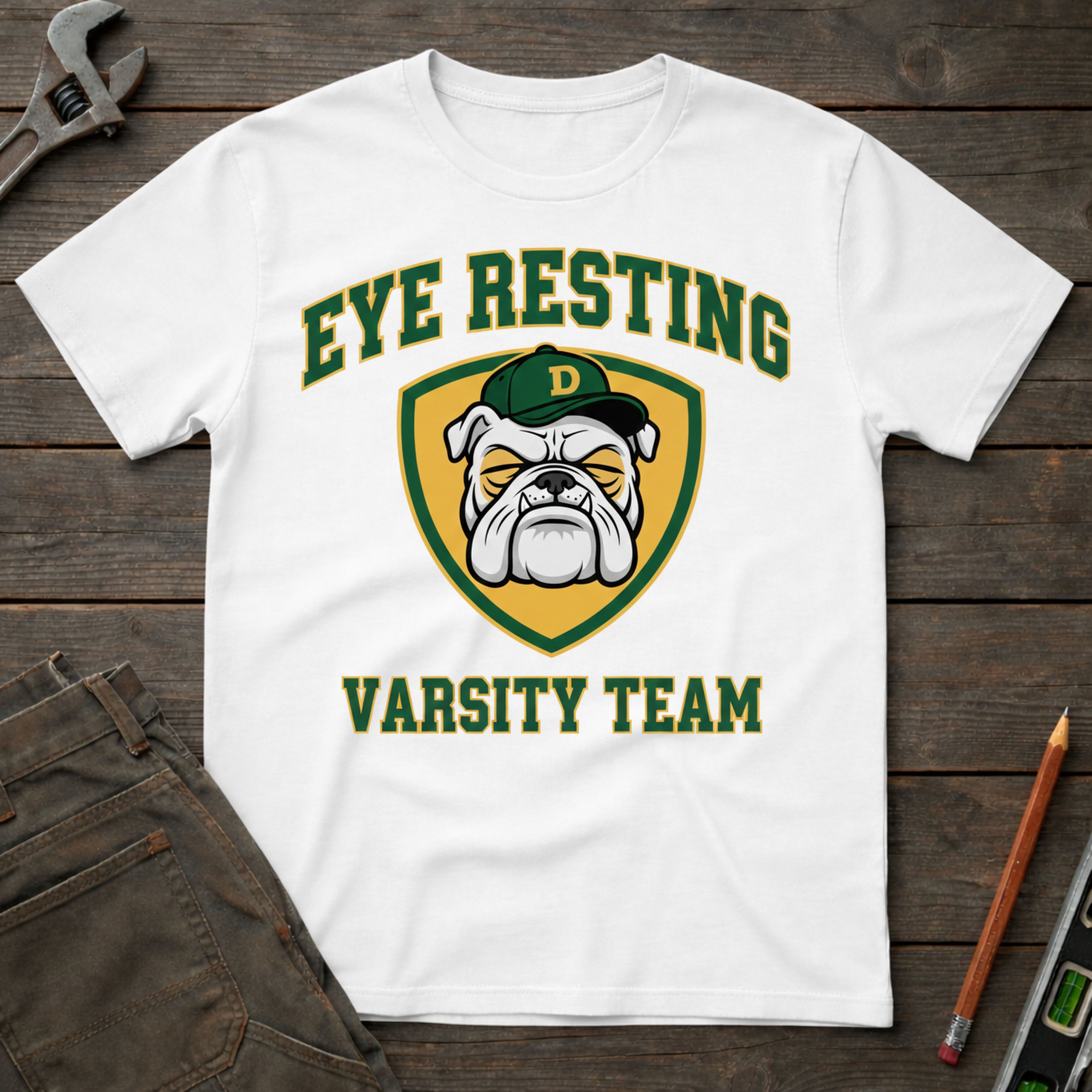 Eye Resting Varsity Team T-Shirt