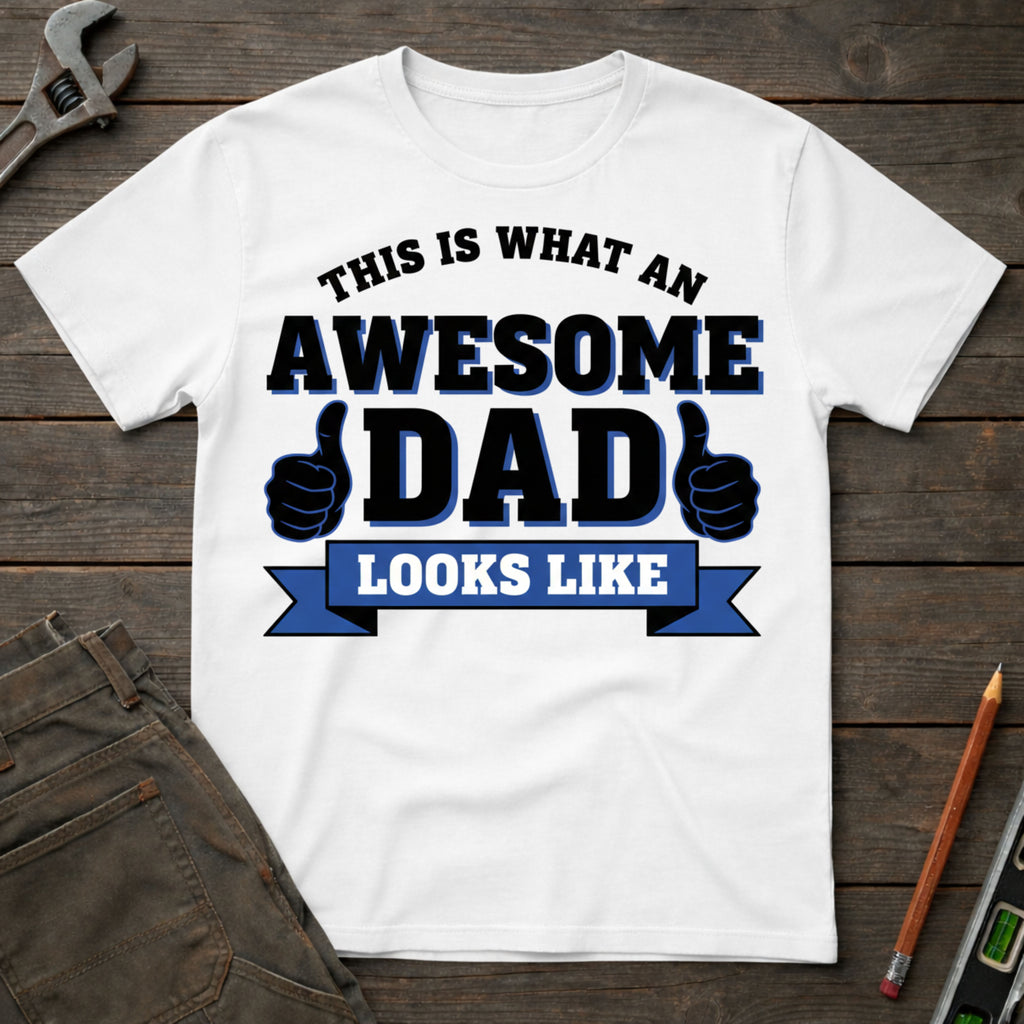 This is What a Awesome Dad Looks Like T-Shirt