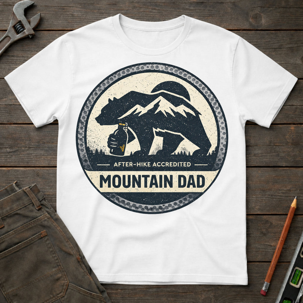 Mountain Dad: After-hike Accredited T-Shirt