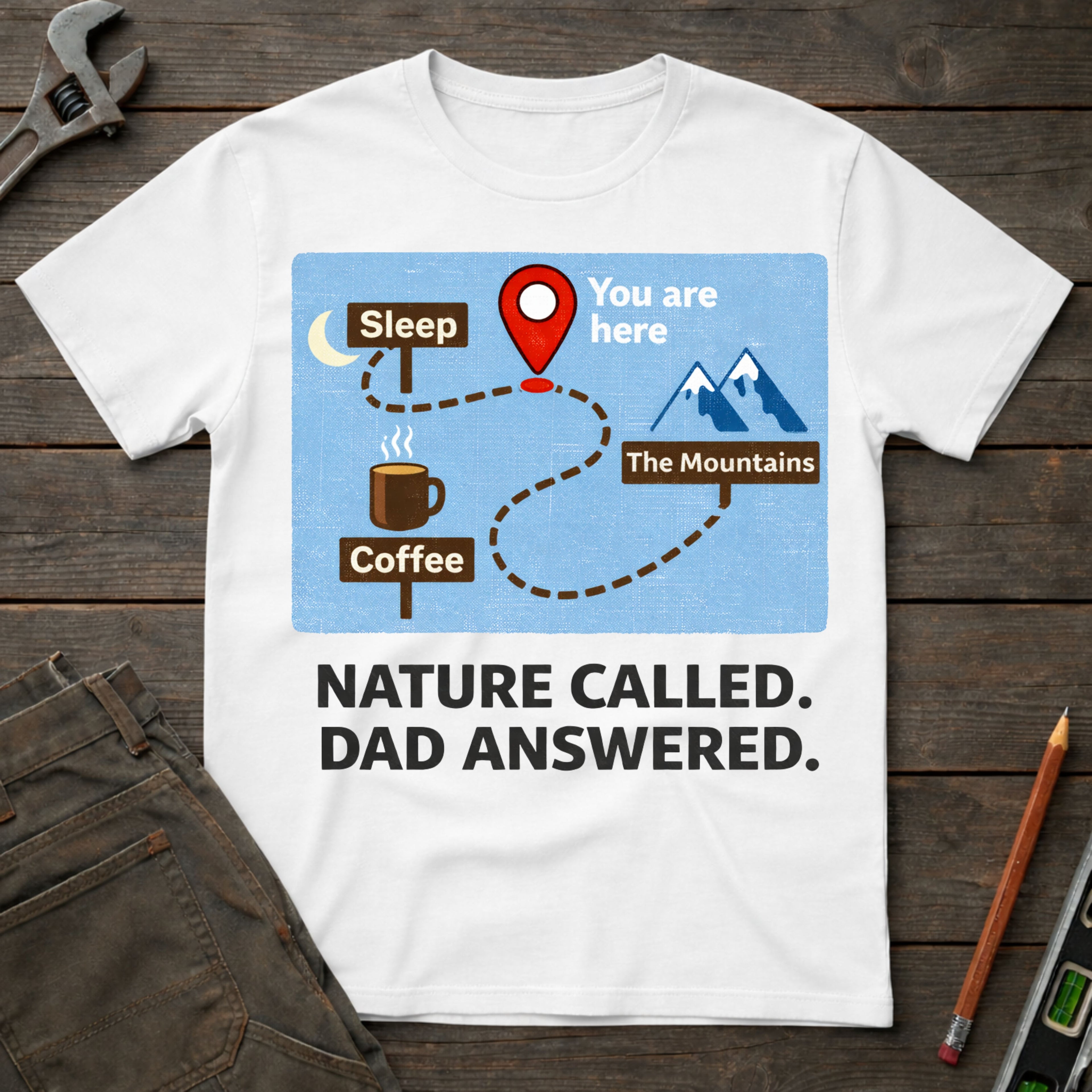 Nature Called, Dad Answered  T-Shirt